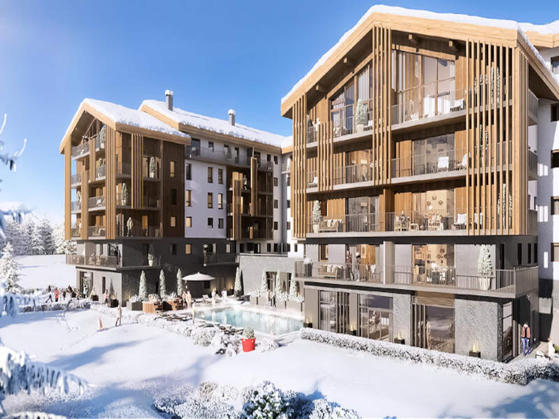 Appartement 6p in Serre Chevalier met zwembad, vlakbij de piste - foto 2