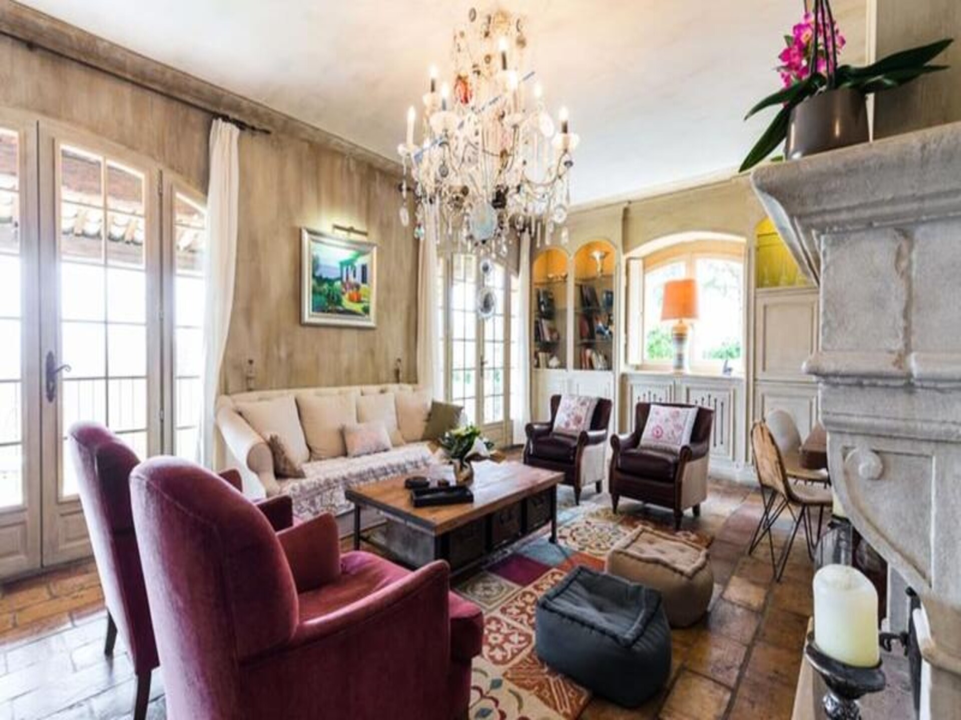 Provençaalse villa voor 18 personen met verwarmd zwembad bij Cannes - foto 8