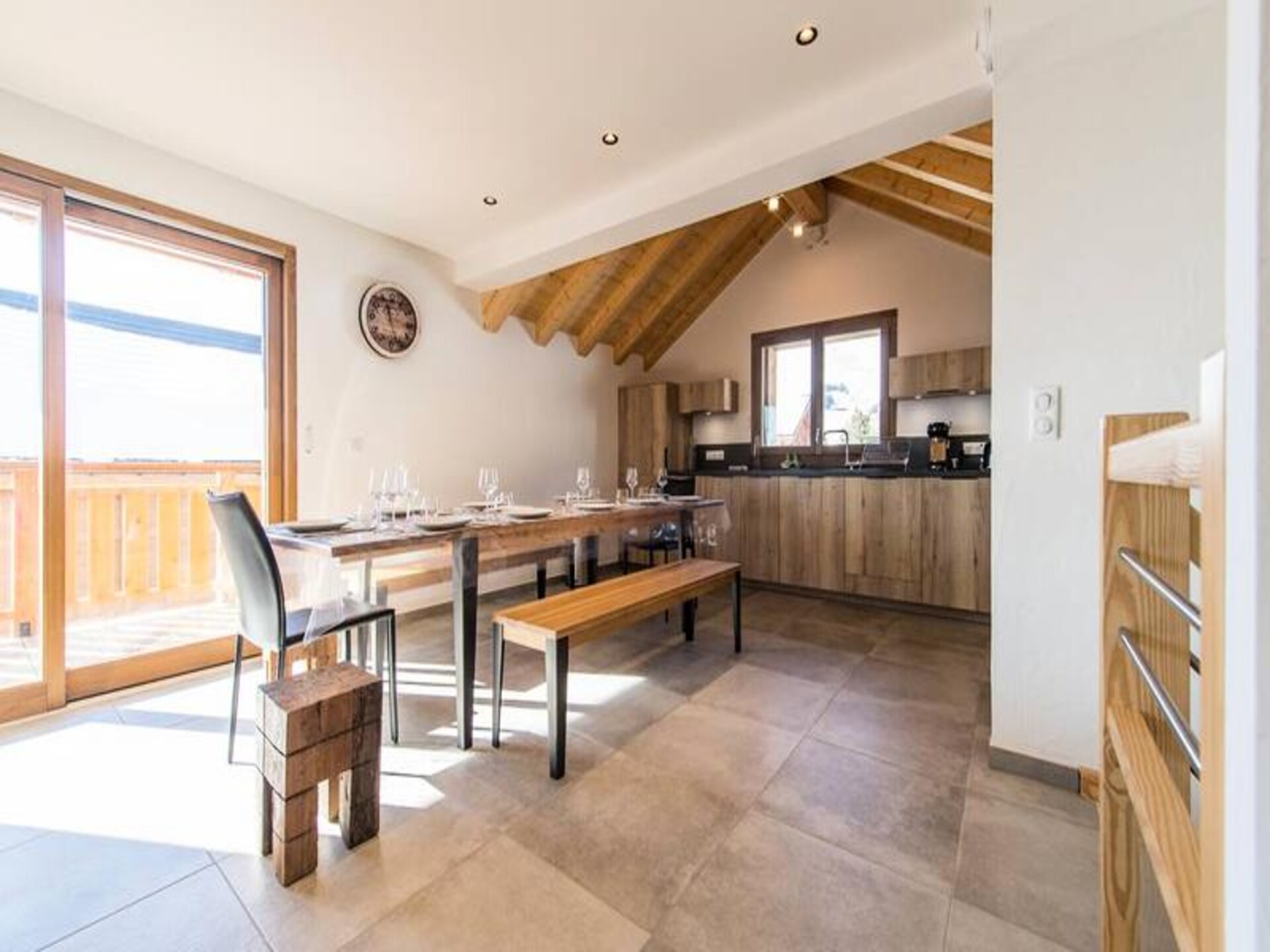 Duplex voor 10 personen met ski-in/ski-out en zuidbalkon in La Toussuire - foto 3