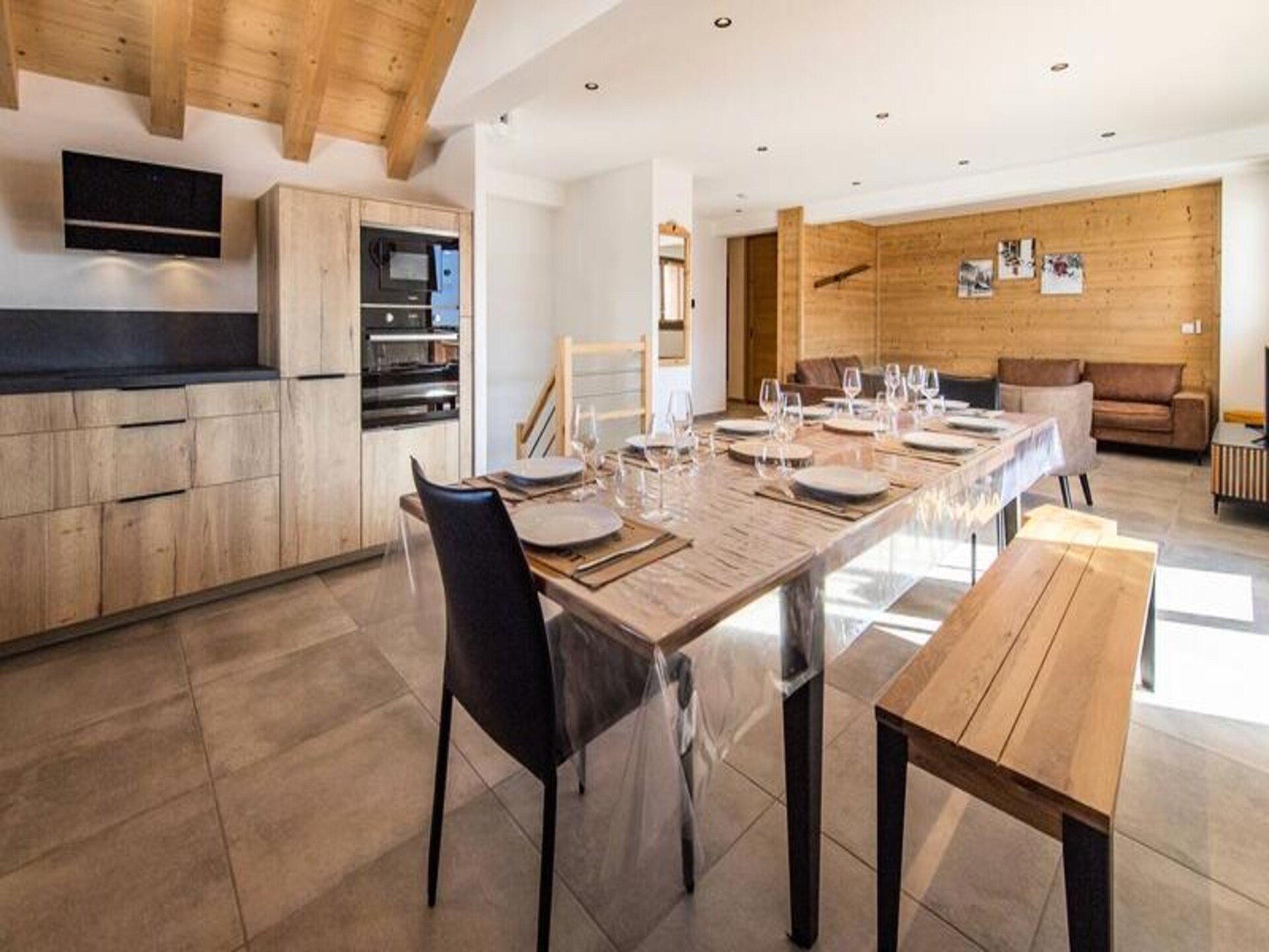 Duplex voor 10 personen met ski-in/ski-out en zuidbalkon in La Toussuire - foto 7