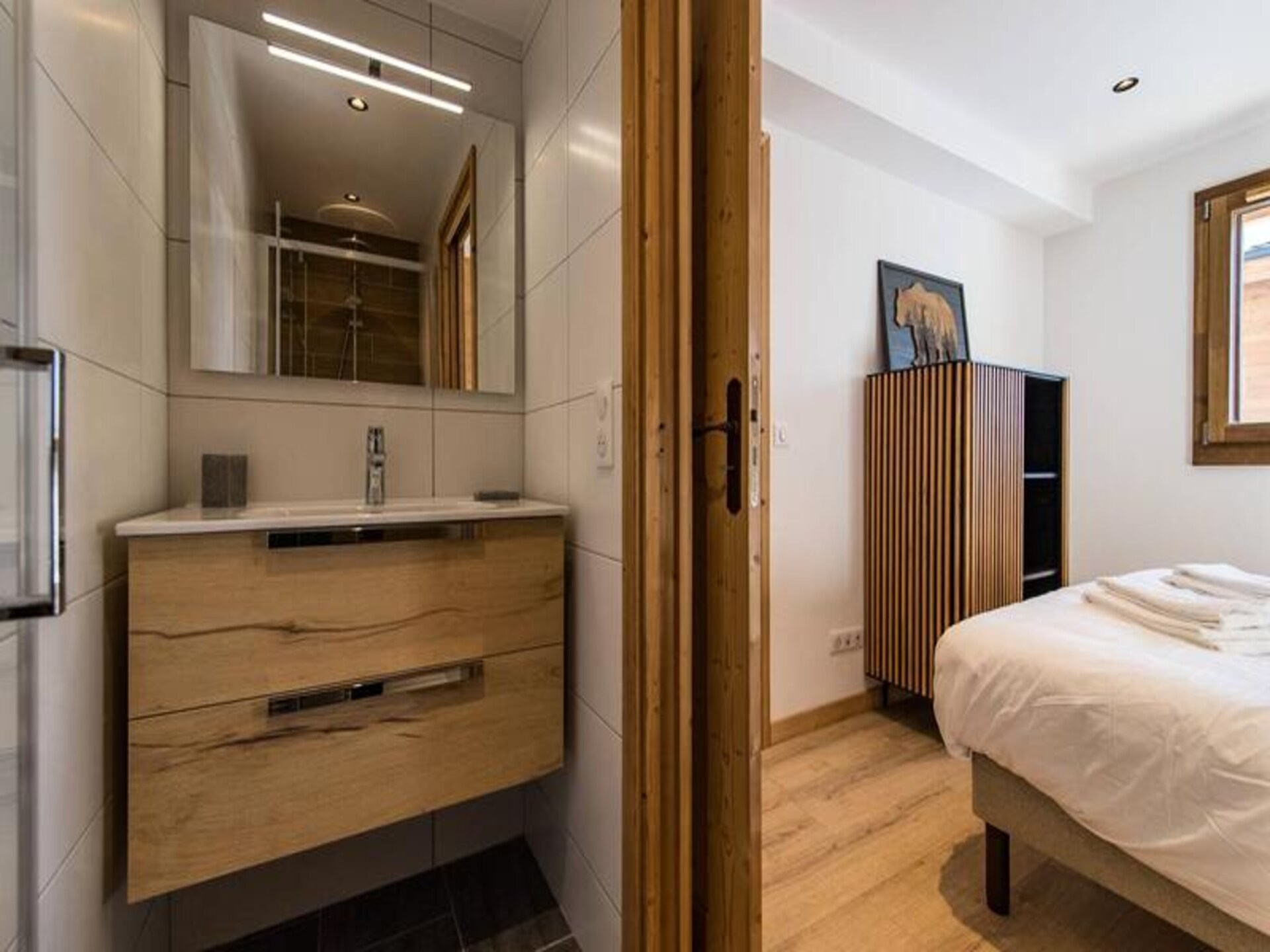 Duplex voor 10 personen met ski-in/ski-out en zuidbalkon in La Toussuire - foto 15