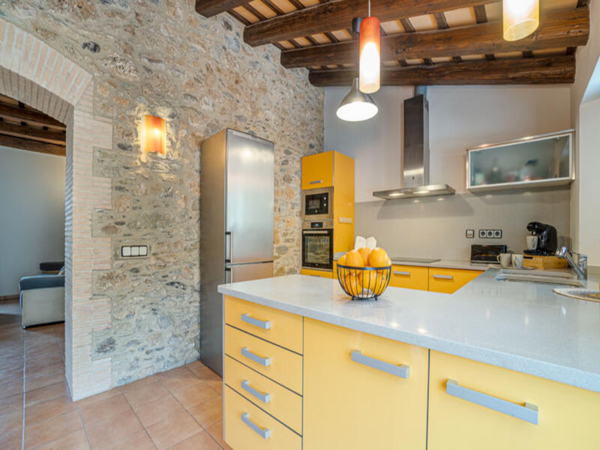 Ruim vakantiehuis voor 8 personen met privézwembad in Les Escaules, Girona - foto 28