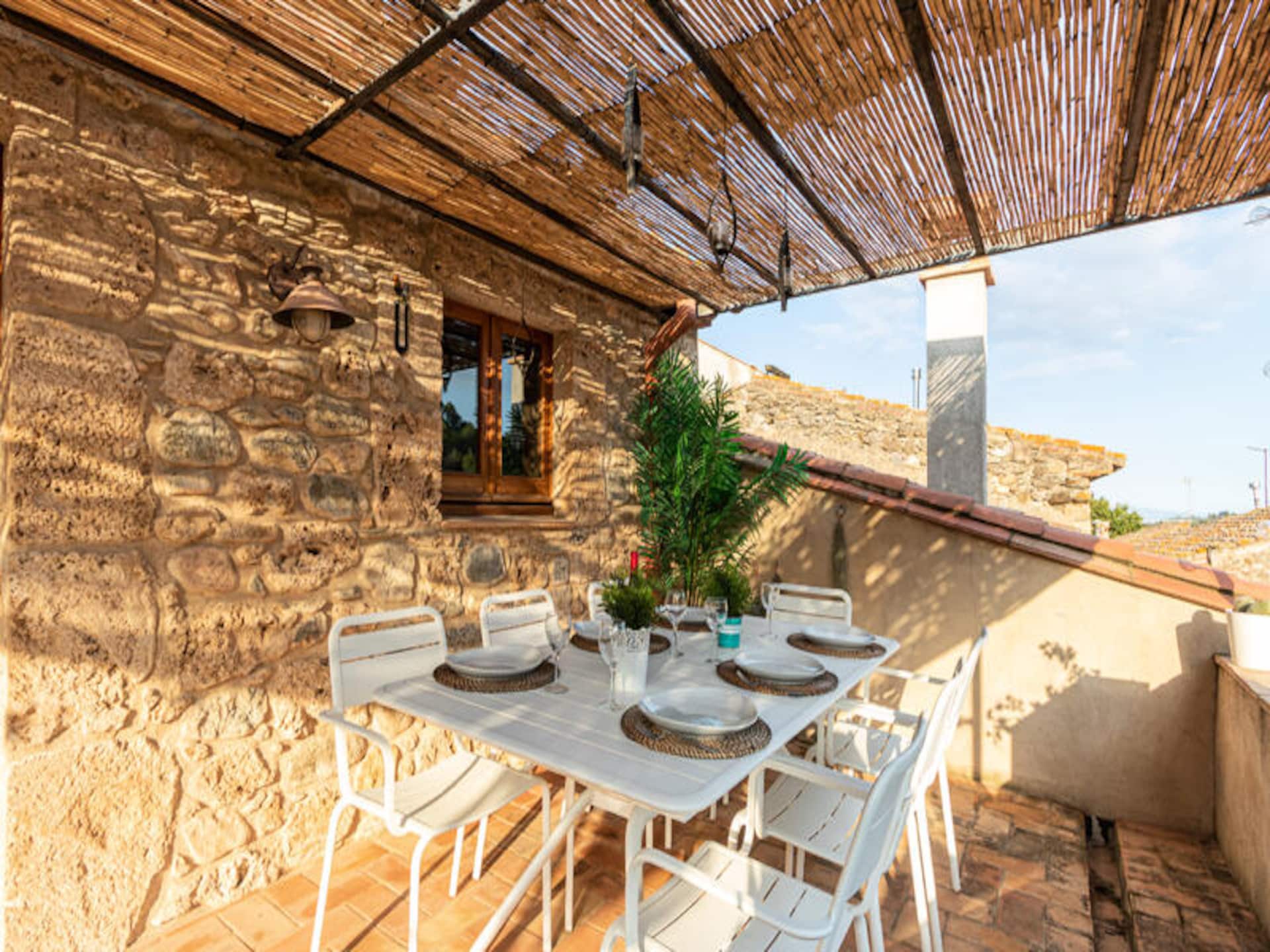 Ruim vakantiehuis voor 8 personen met privézwembad in Les Escaules, Girona - foto 41