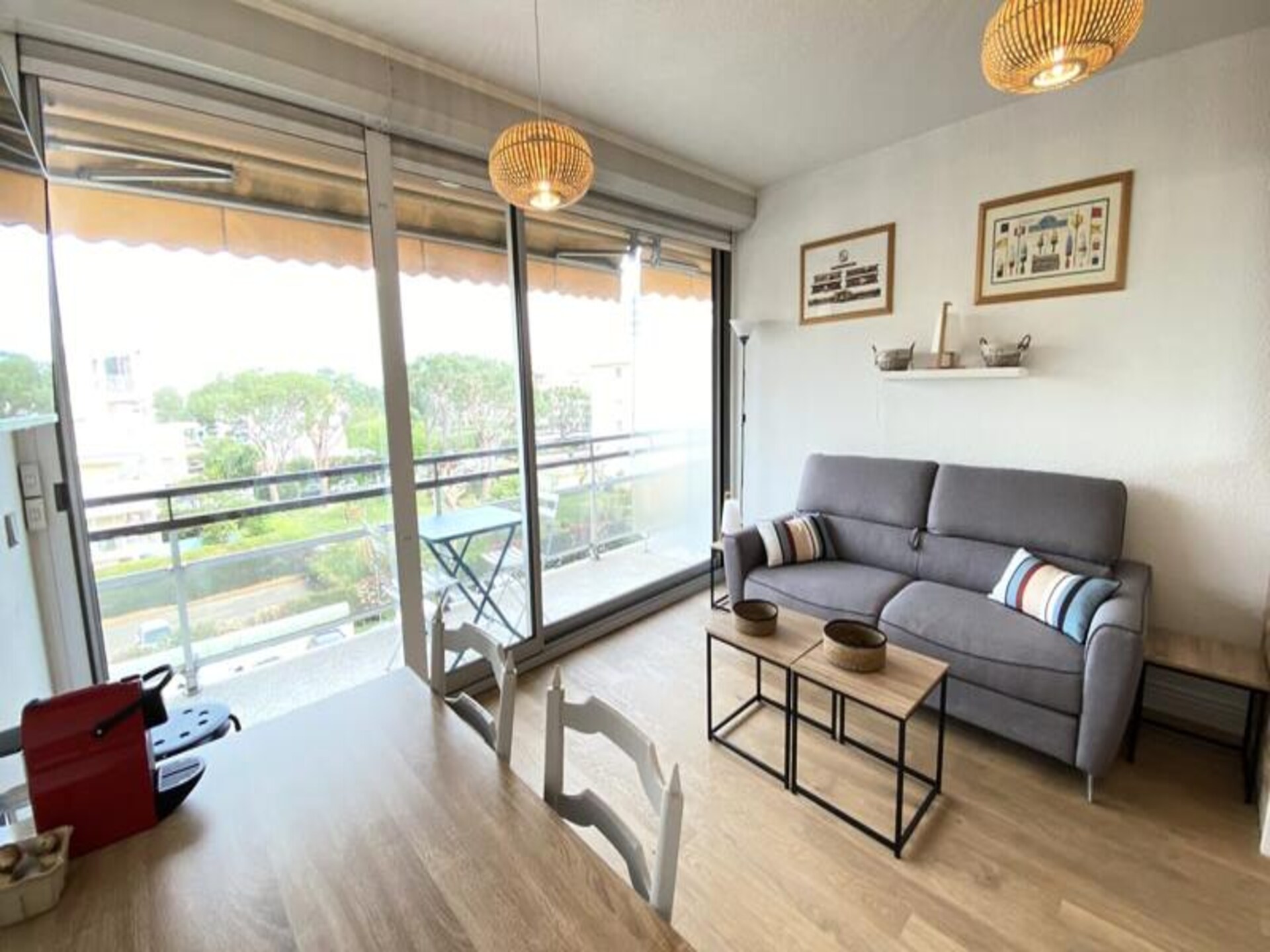 Zonnige studio voor 4 bij de haven en het strand van Saint Laurent du Var - foto 8