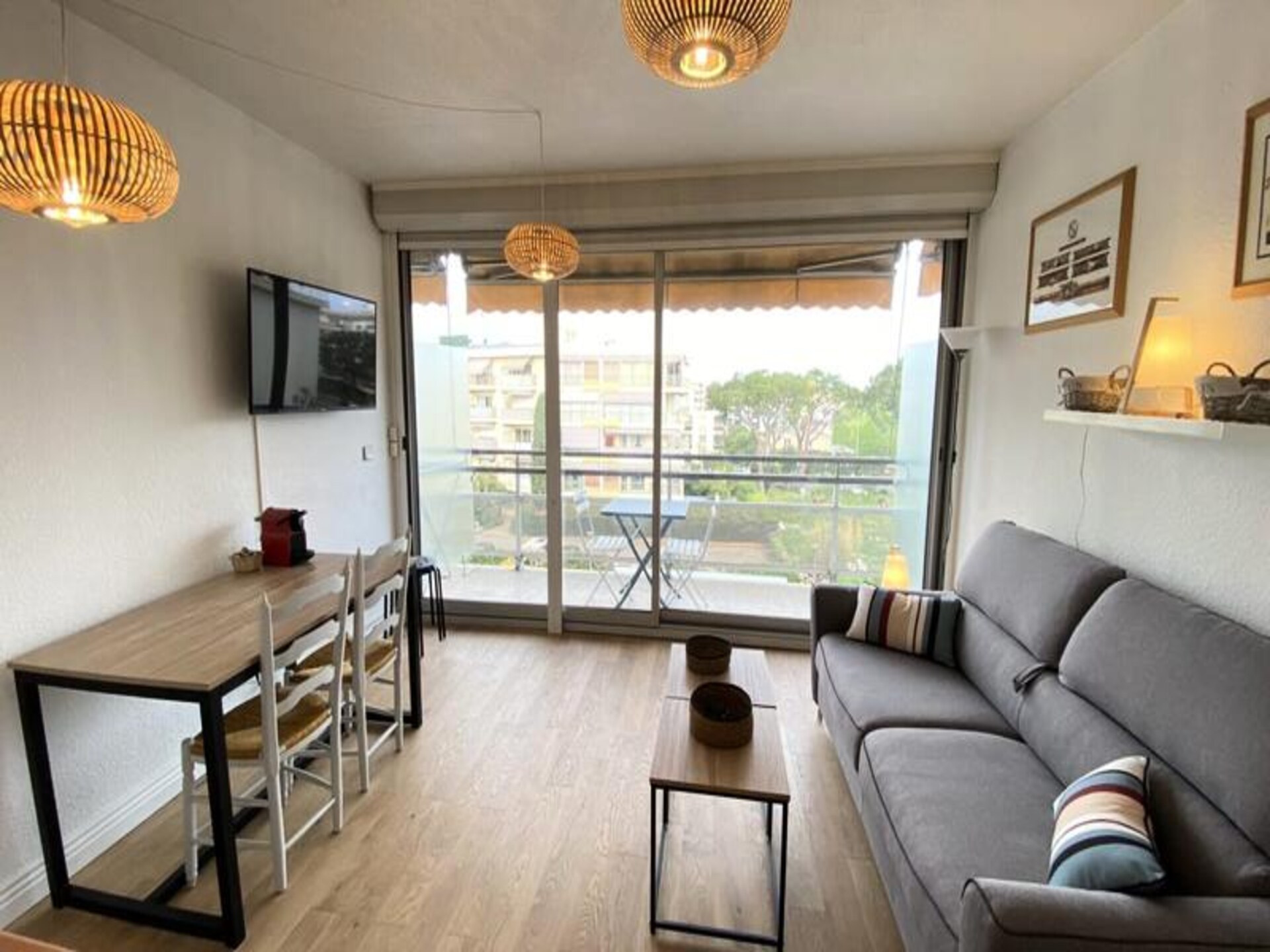 Zonnige studio voor 4 bij de haven en het strand van Saint Laurent du Var - foto 9