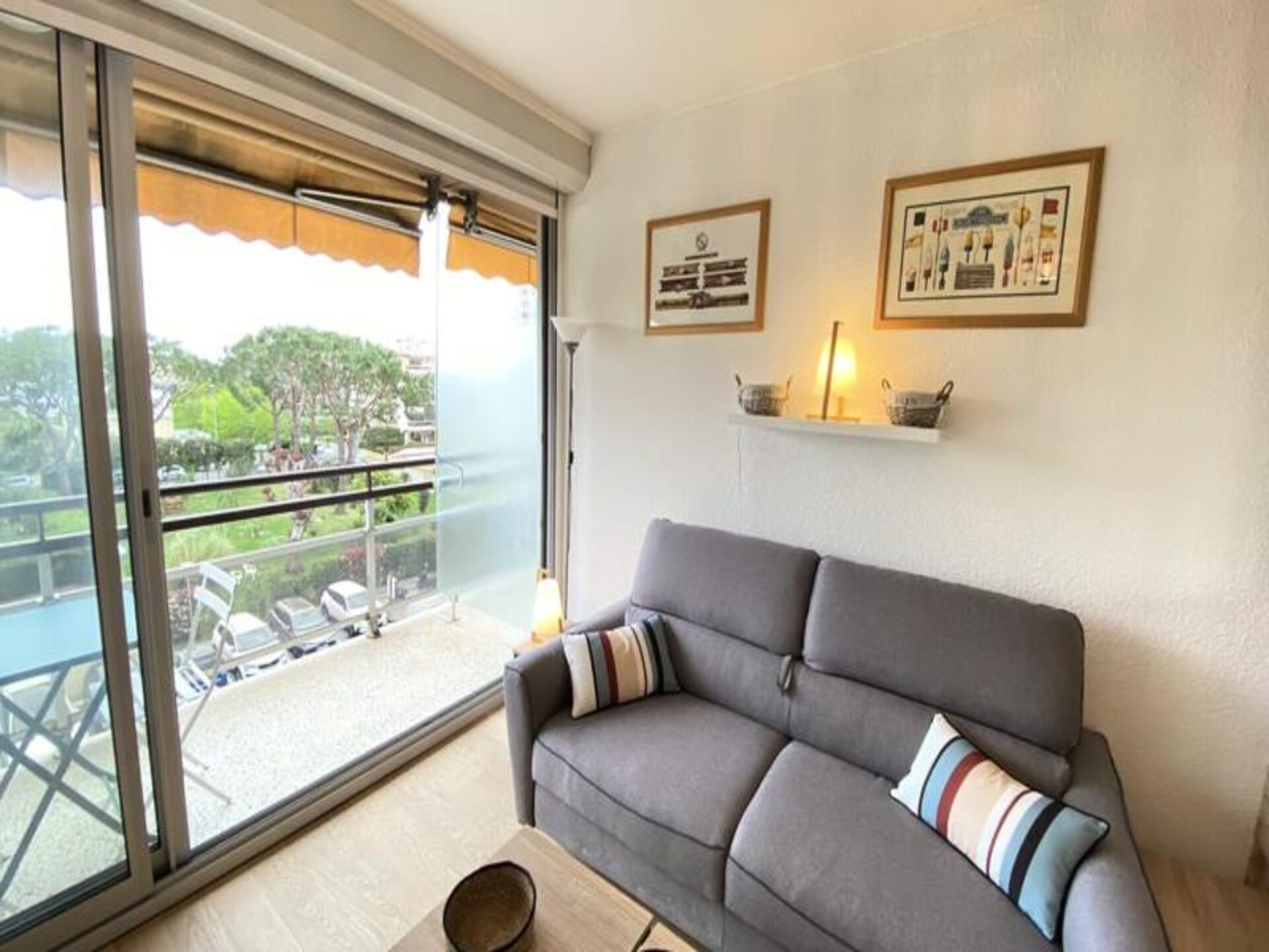 Zonnige studio voor 4 bij de haven en het strand van Saint Laurent du Var - foto 16
