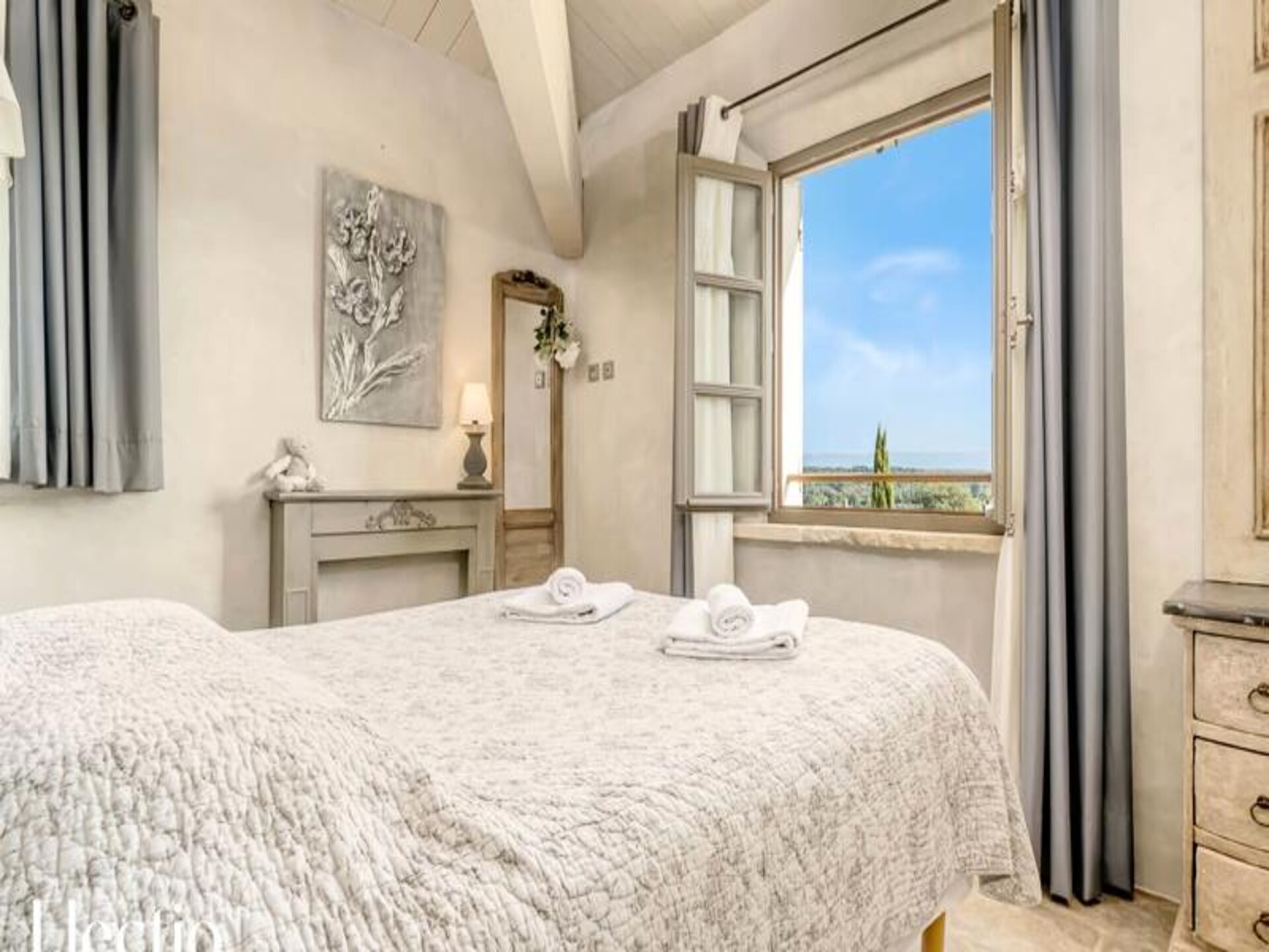 Romantisch appartement met panoramisch uitzicht in Oppède, Provence - foto 7