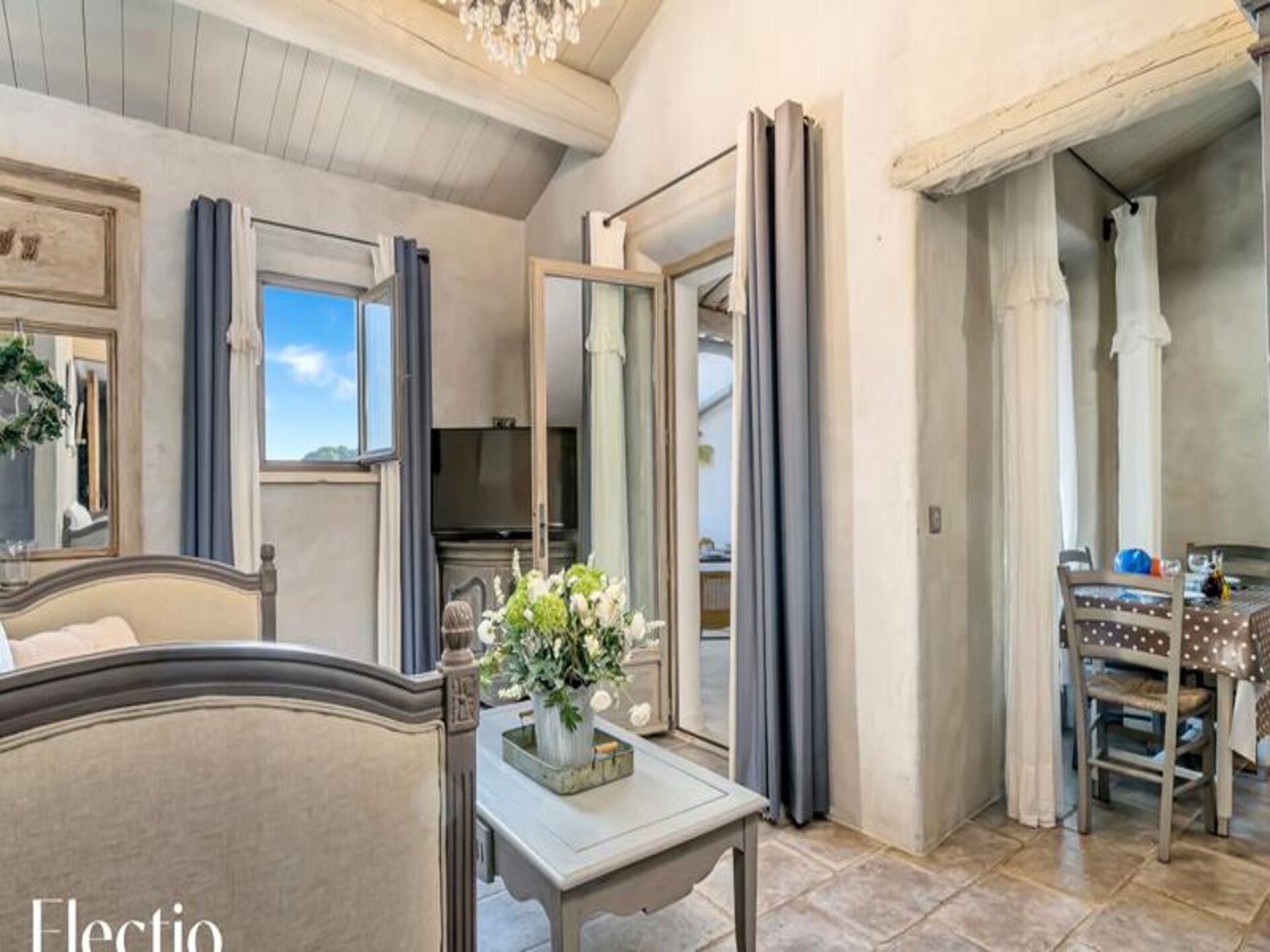 Romantisch appartement met panoramisch uitzicht in Oppède, Provence - foto 14