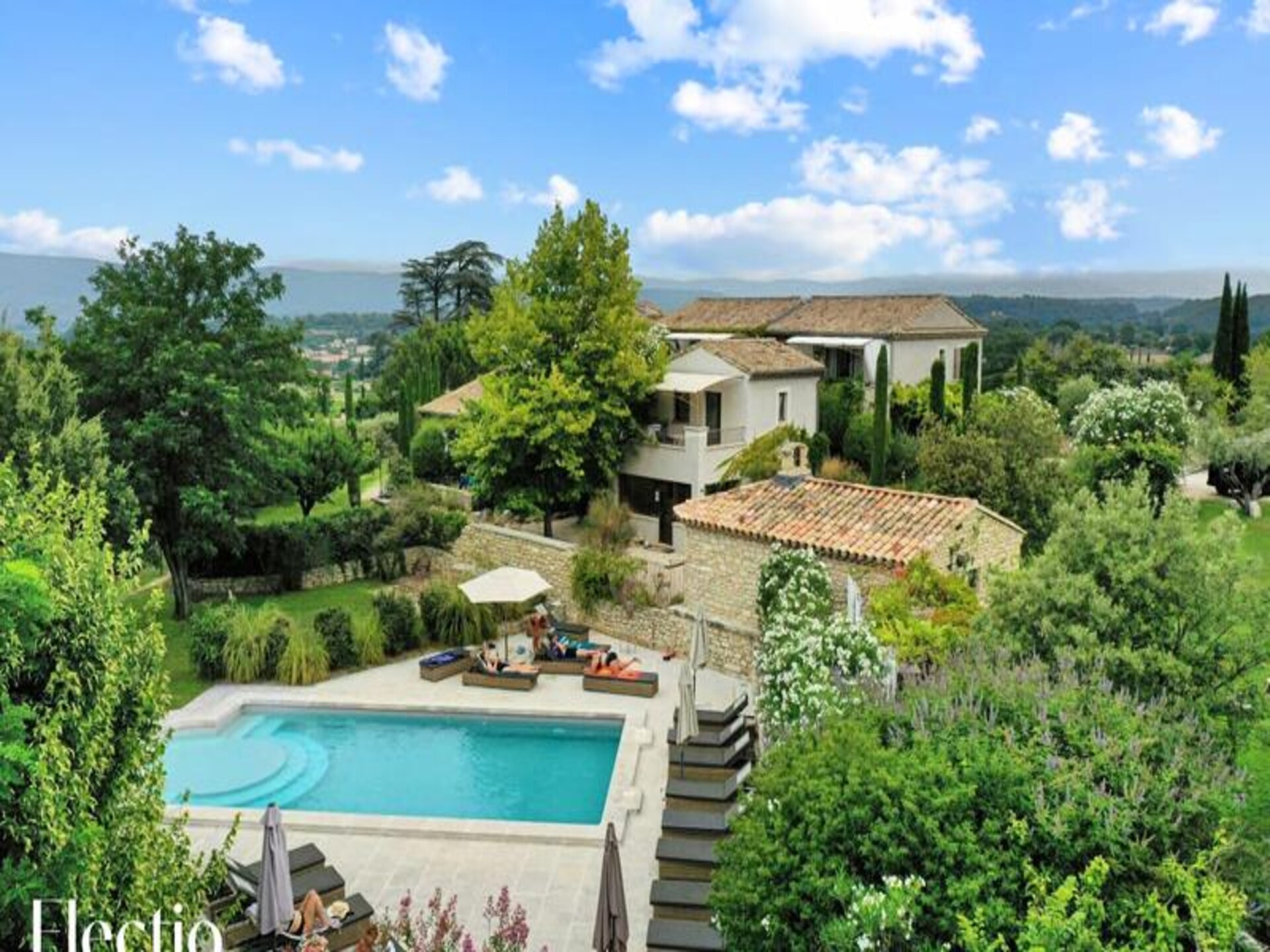 Romantisch appartement met panoramisch uitzicht in Oppède, Provence - foto 20