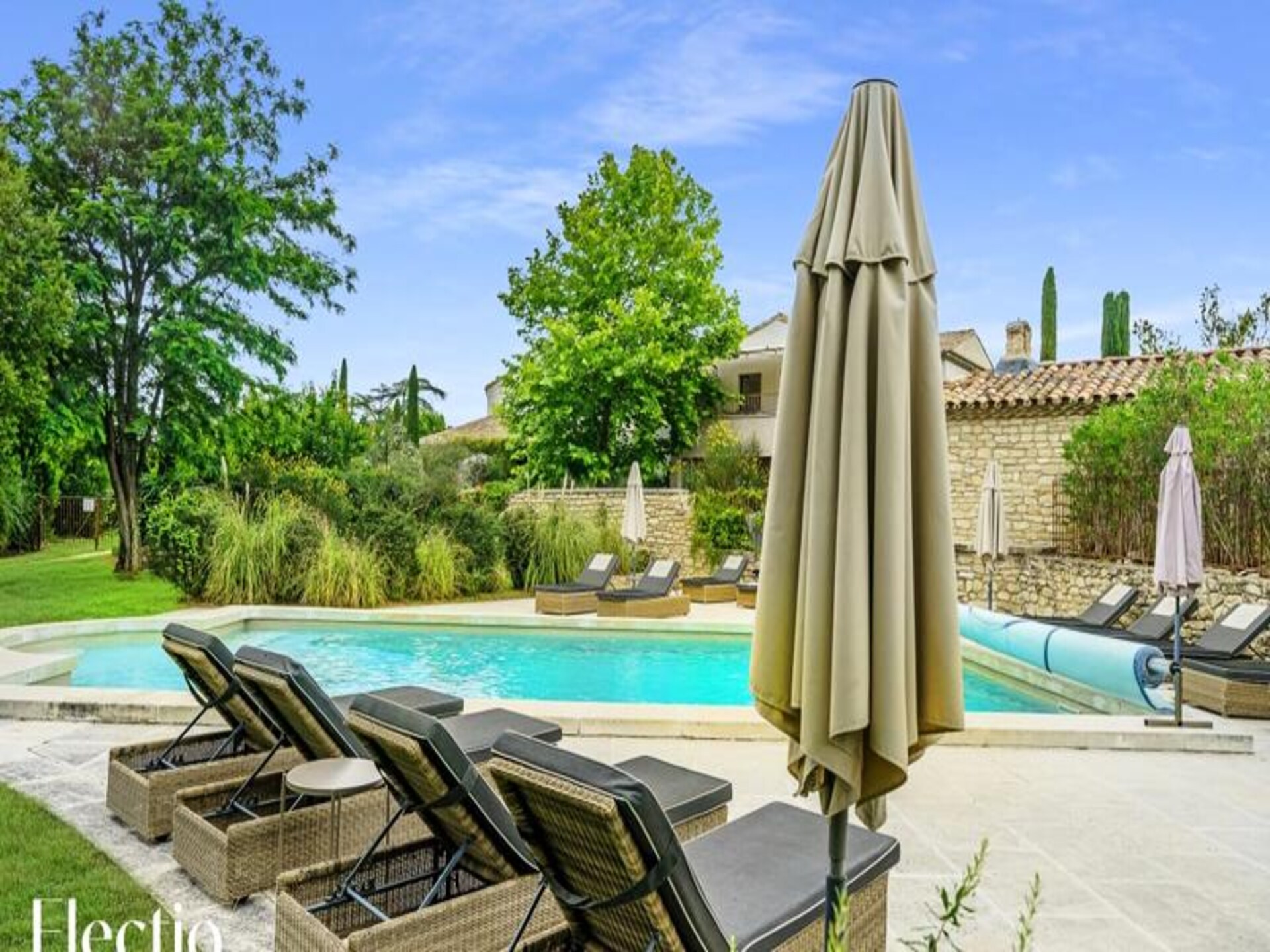 Romantisch appartement met panoramisch uitzicht in Oppède, Provence - foto 21