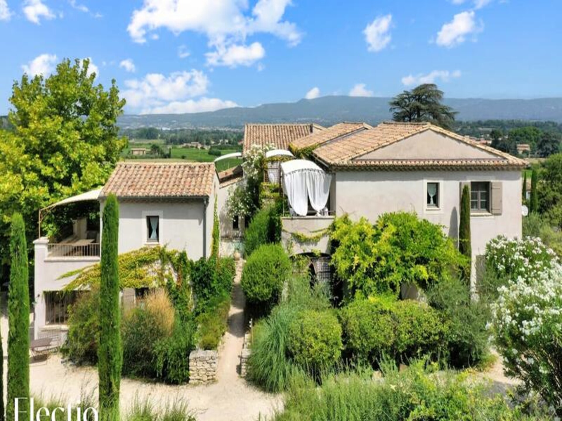 Romantisch appartement met panoramisch uitzicht in Oppède, Provence - foto 25