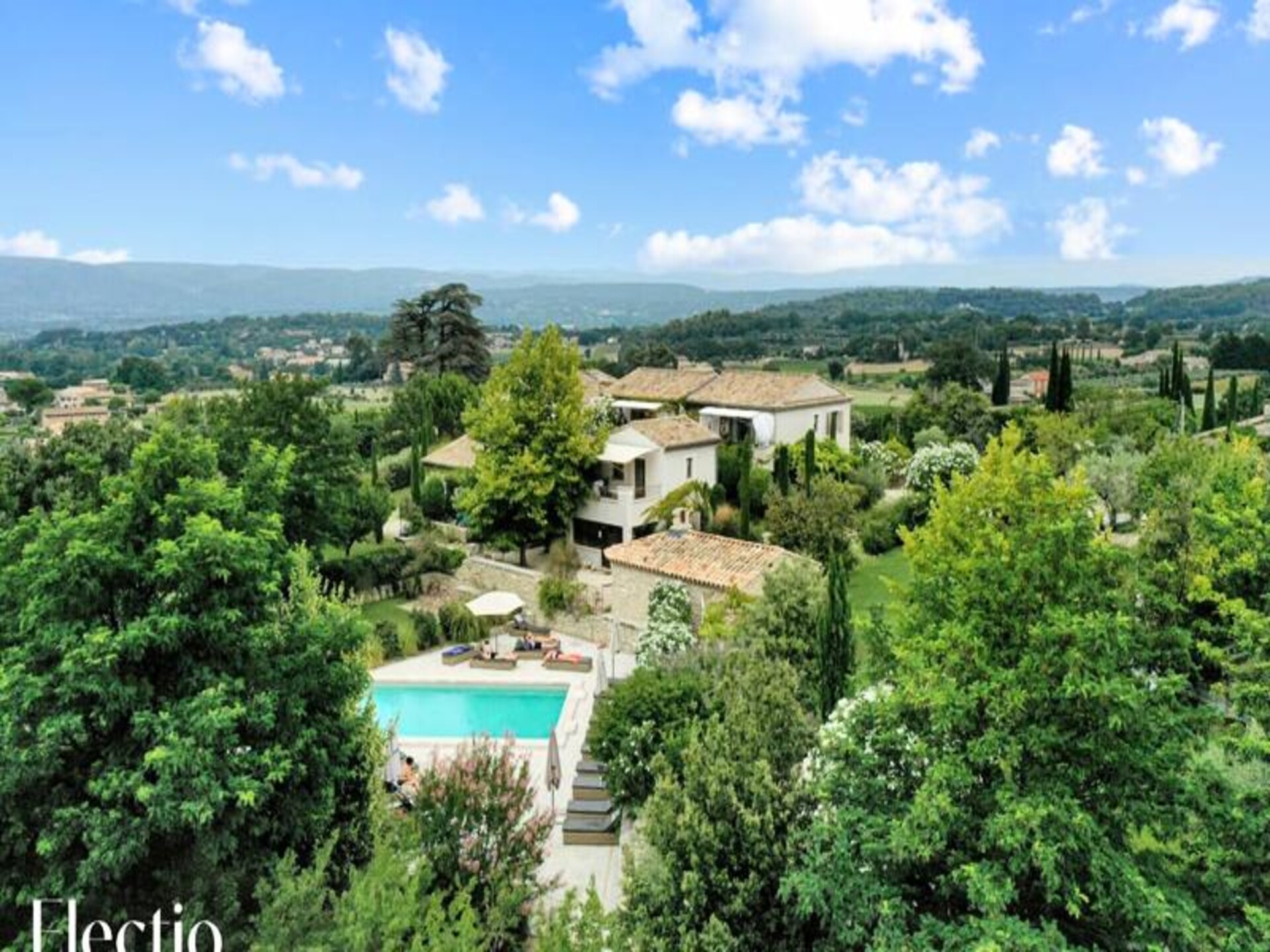 Romantisch appartement met panoramisch uitzicht in Oppède, Provence - foto 26