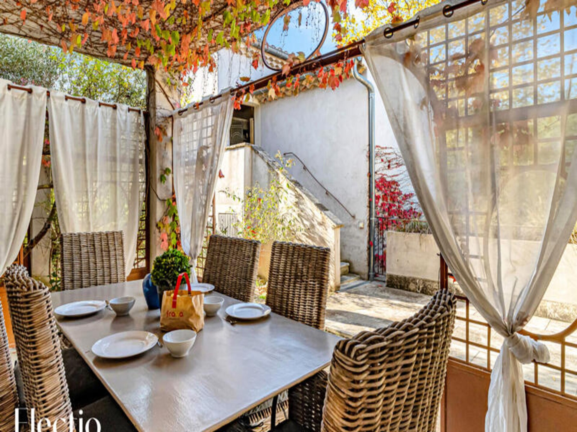 Loggia 2 Glycine: Provençaals appartement met zwembad in Oppède - foto 5