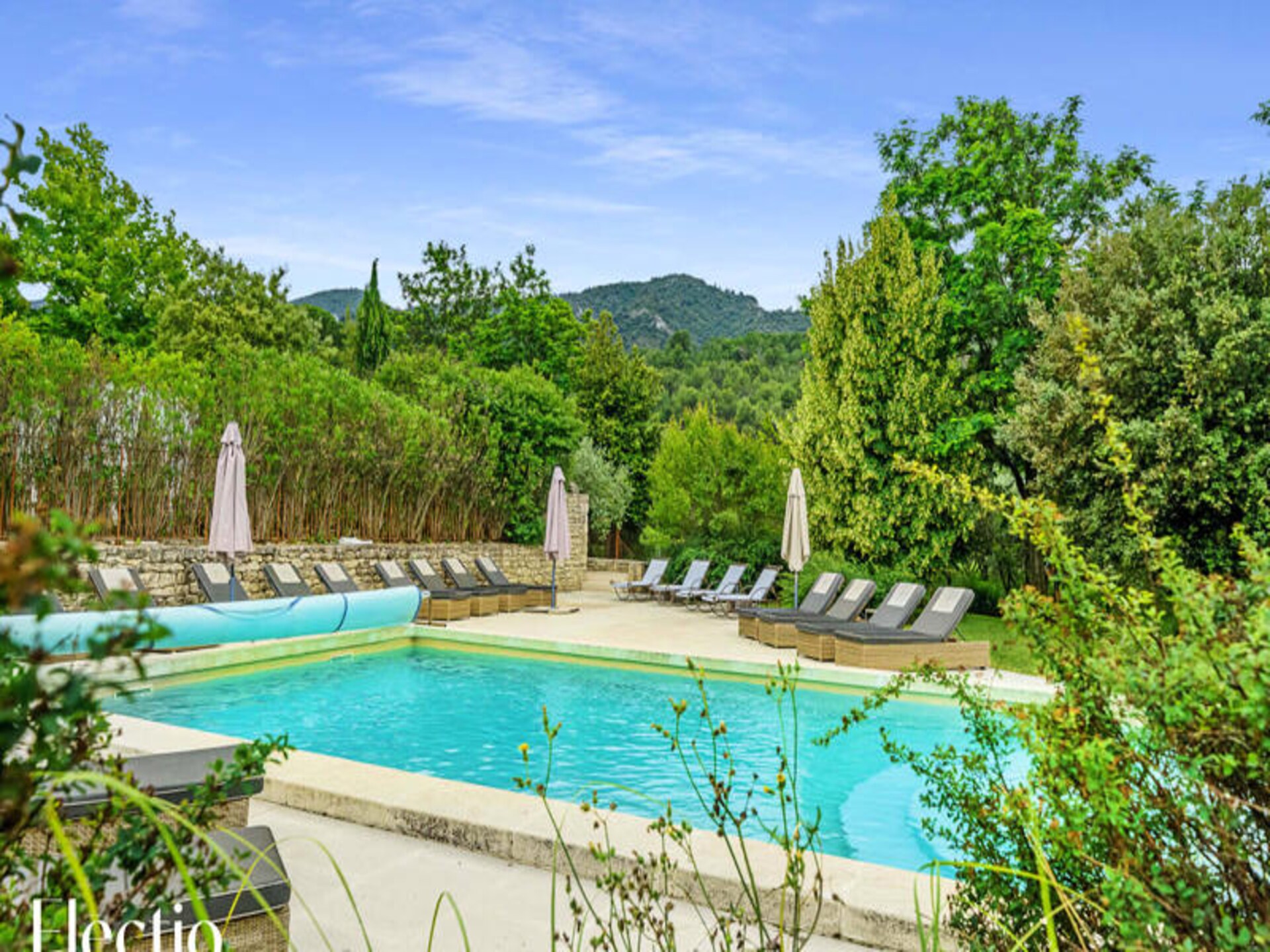 Loggia 2 Glycine: Provençaals appartement met zwembad in Oppède - foto 31
