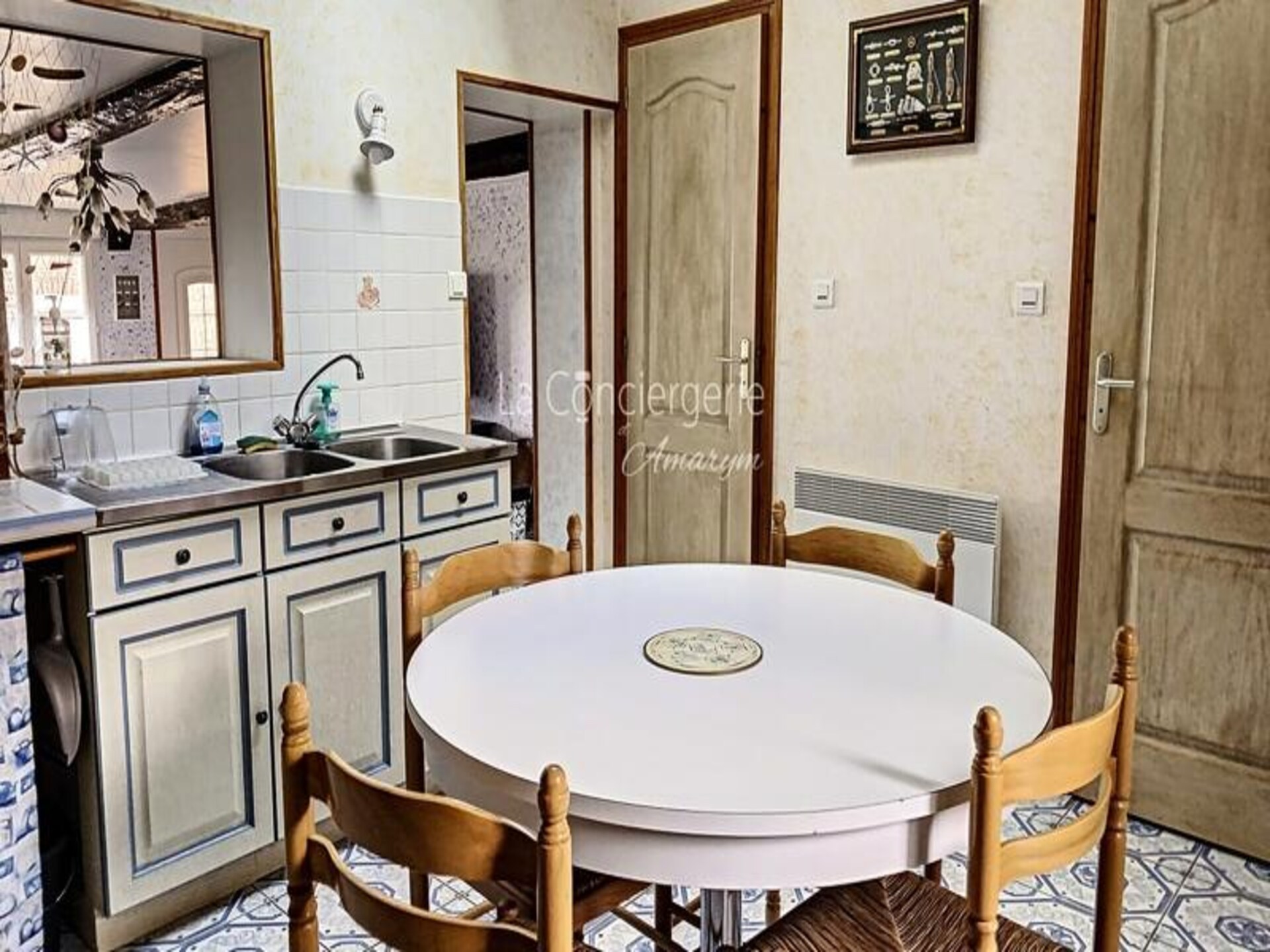 The Blue House: Vakantieappartement met zeezicht op de kliffen van Ault - foto 13