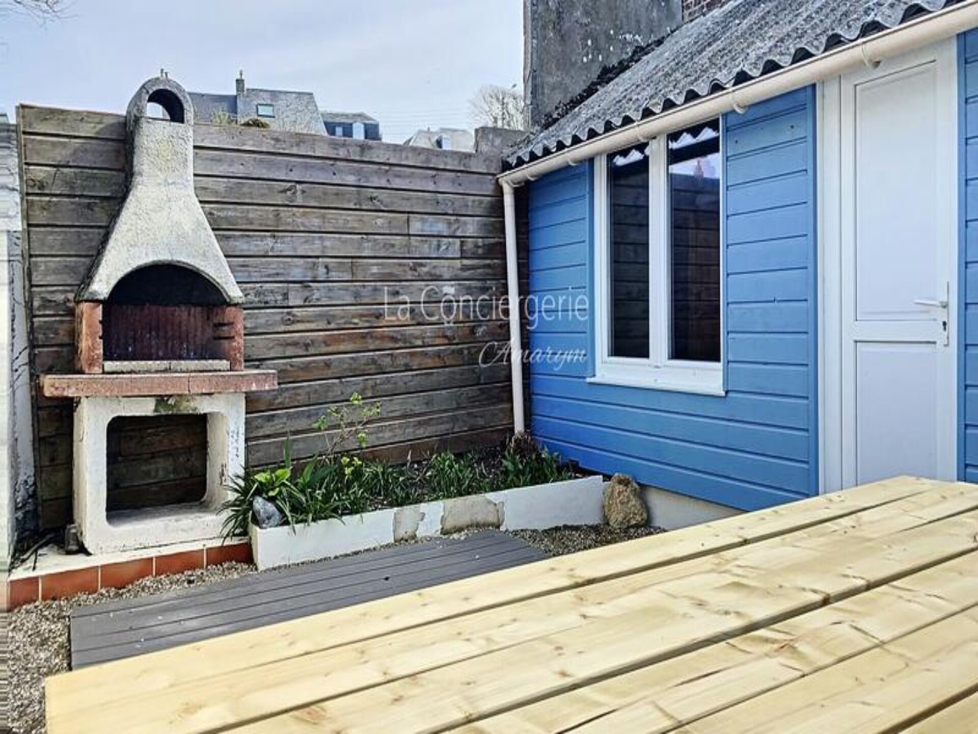 The Blue House: Vakantieappartement met zeezicht op de kliffen van Ault - foto 14