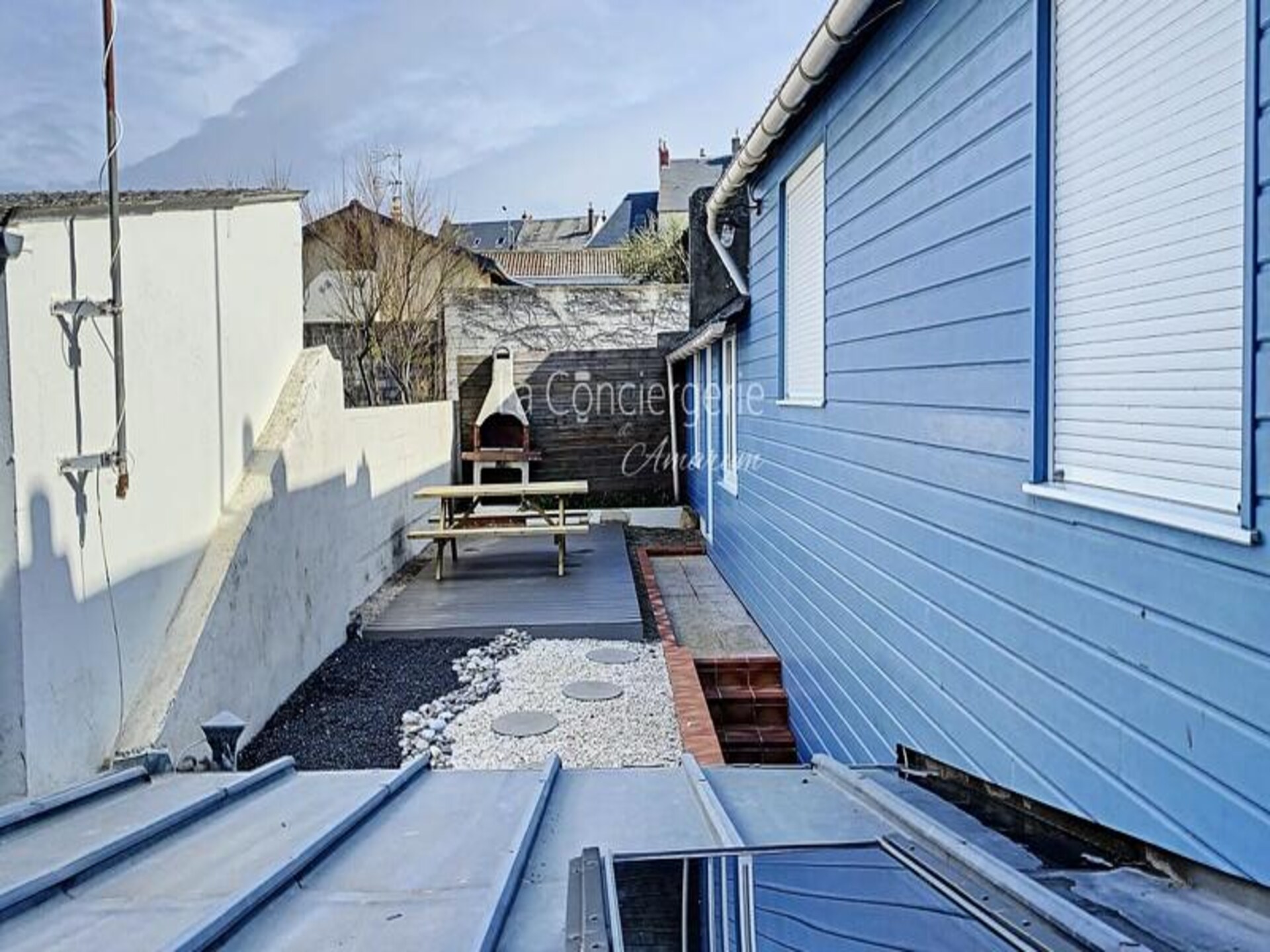 The Blue House: Vakantieappartement met zeezicht op de kliffen van Ault - foto 15