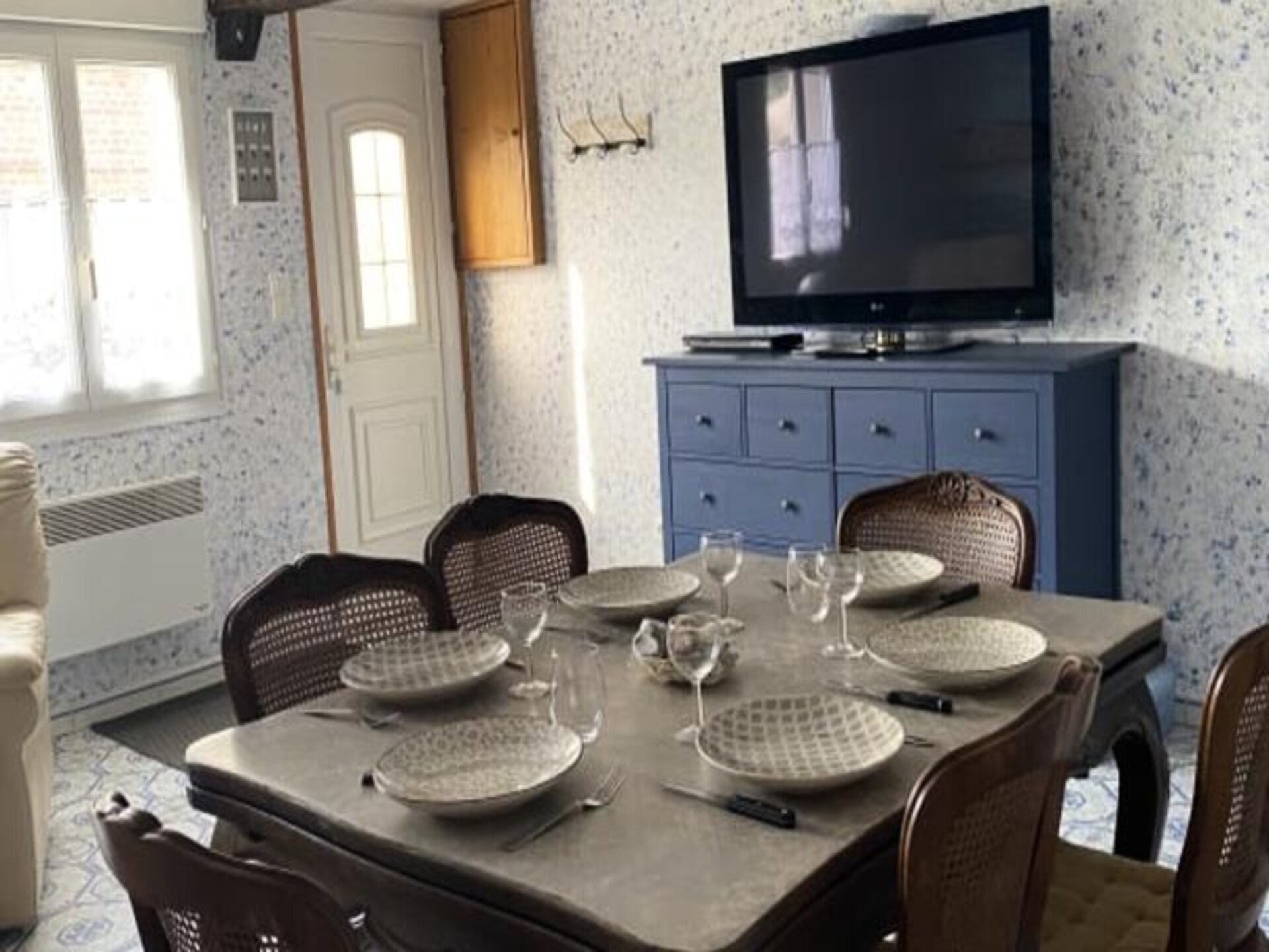 The Blue House: Vakantieappartement met zeezicht op de kliffen van Ault - foto 65