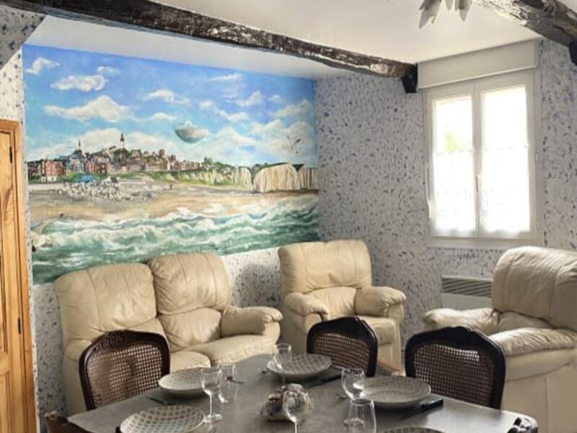 The Blue House: Vakantieappartement met zeezicht op de kliffen van Ault - foto 68