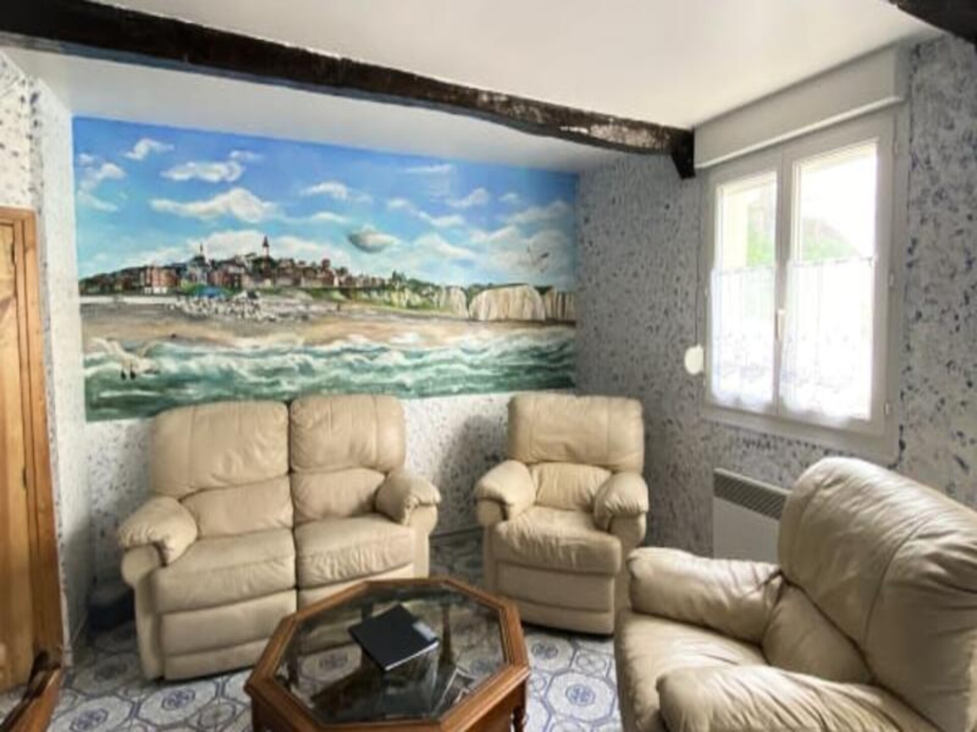 The Blue House: Vakantieappartement met zeezicht op de kliffen van Ault - foto 69