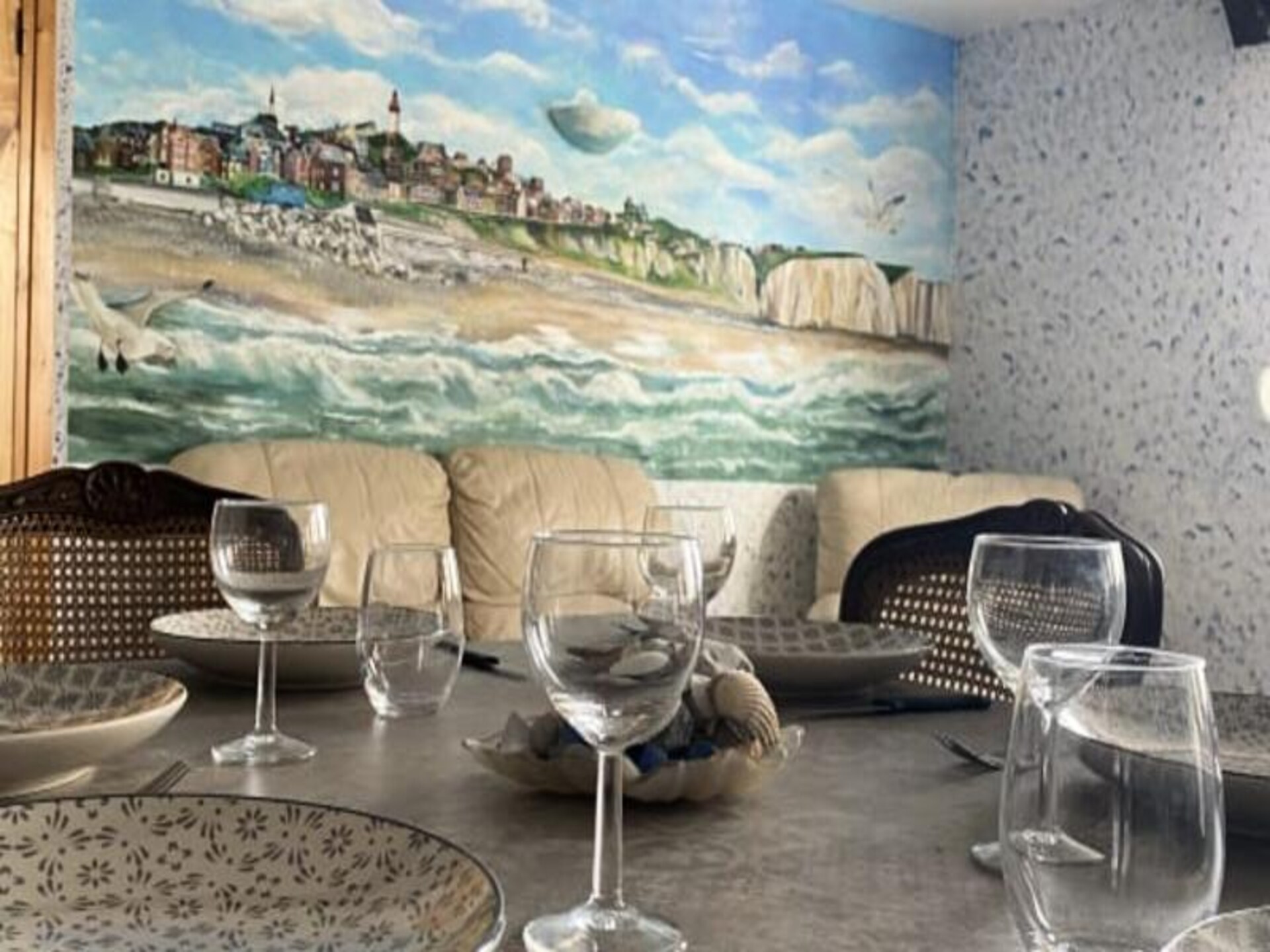The Blue House: Vakantieappartement met zeezicht op de kliffen van Ault - foto 73