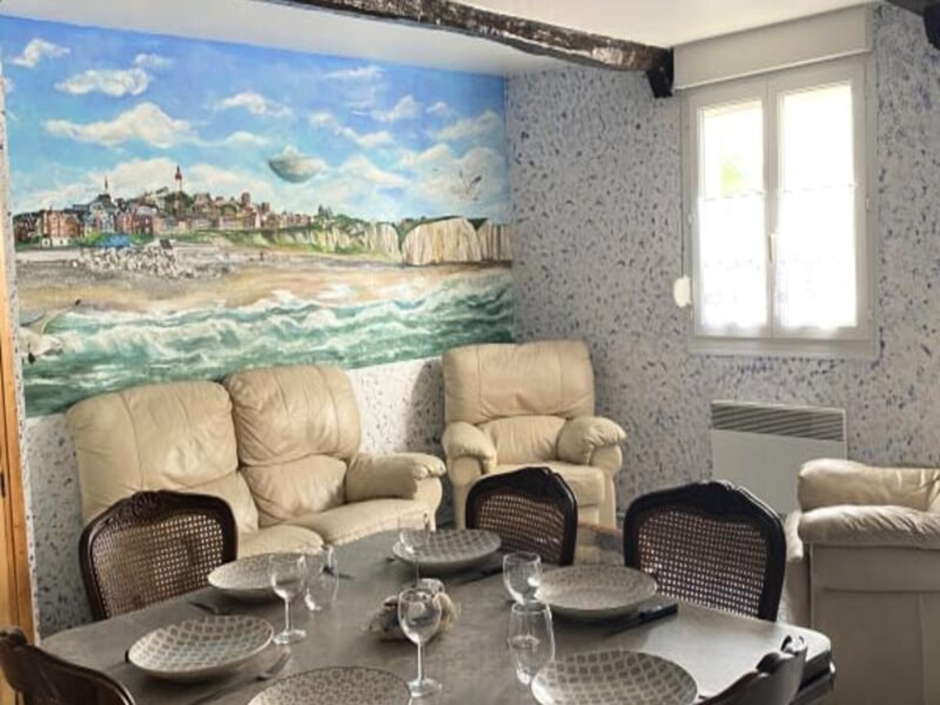 The Blue House: Vakantieappartement met zeezicht op de kliffen van Ault - foto 75