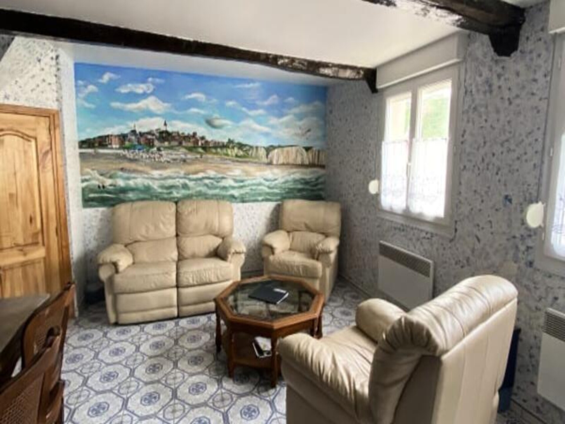 The Blue House: Vakantieappartement met zeezicht op de kliffen van Ault - foto 76
