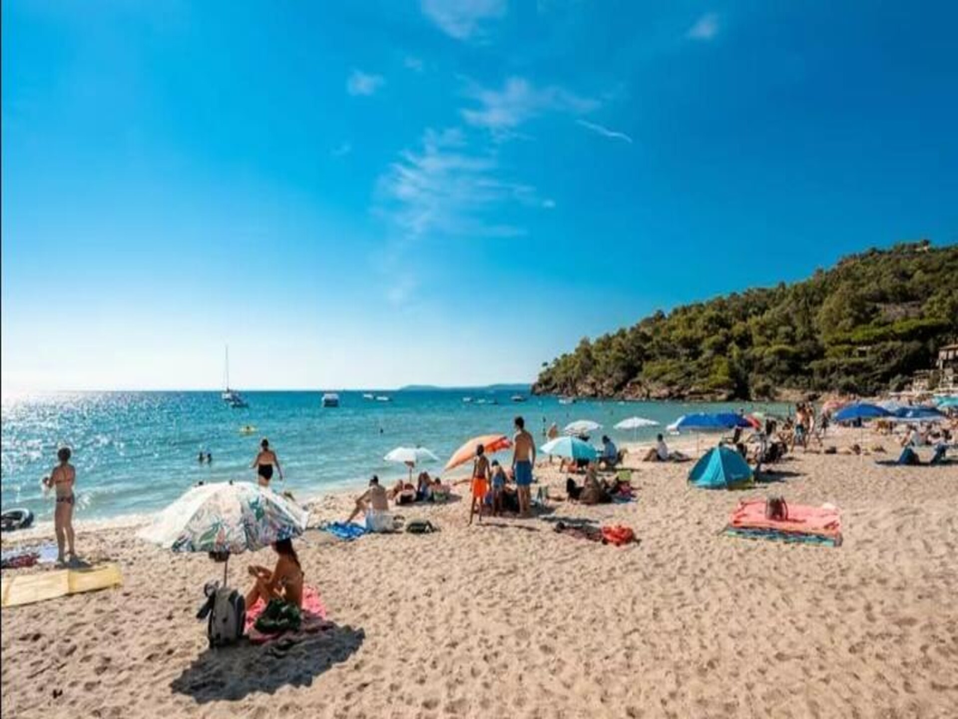 T2 appartement met zeezicht direct aan strand Pramousquier, Le Lavandou - foto 5