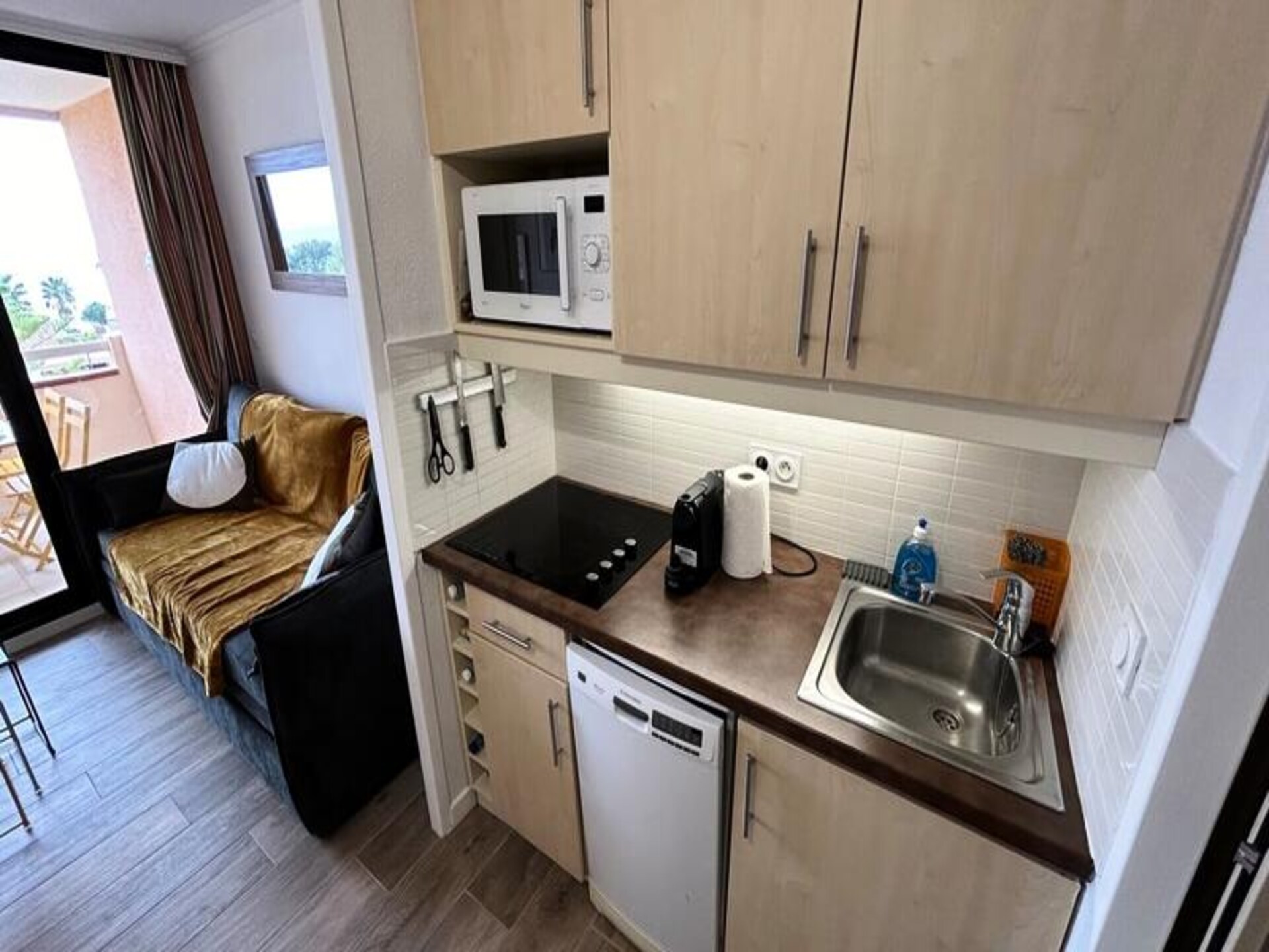T2 appartement met zeezicht direct aan strand Pramousquier, Le Lavandou - foto 12