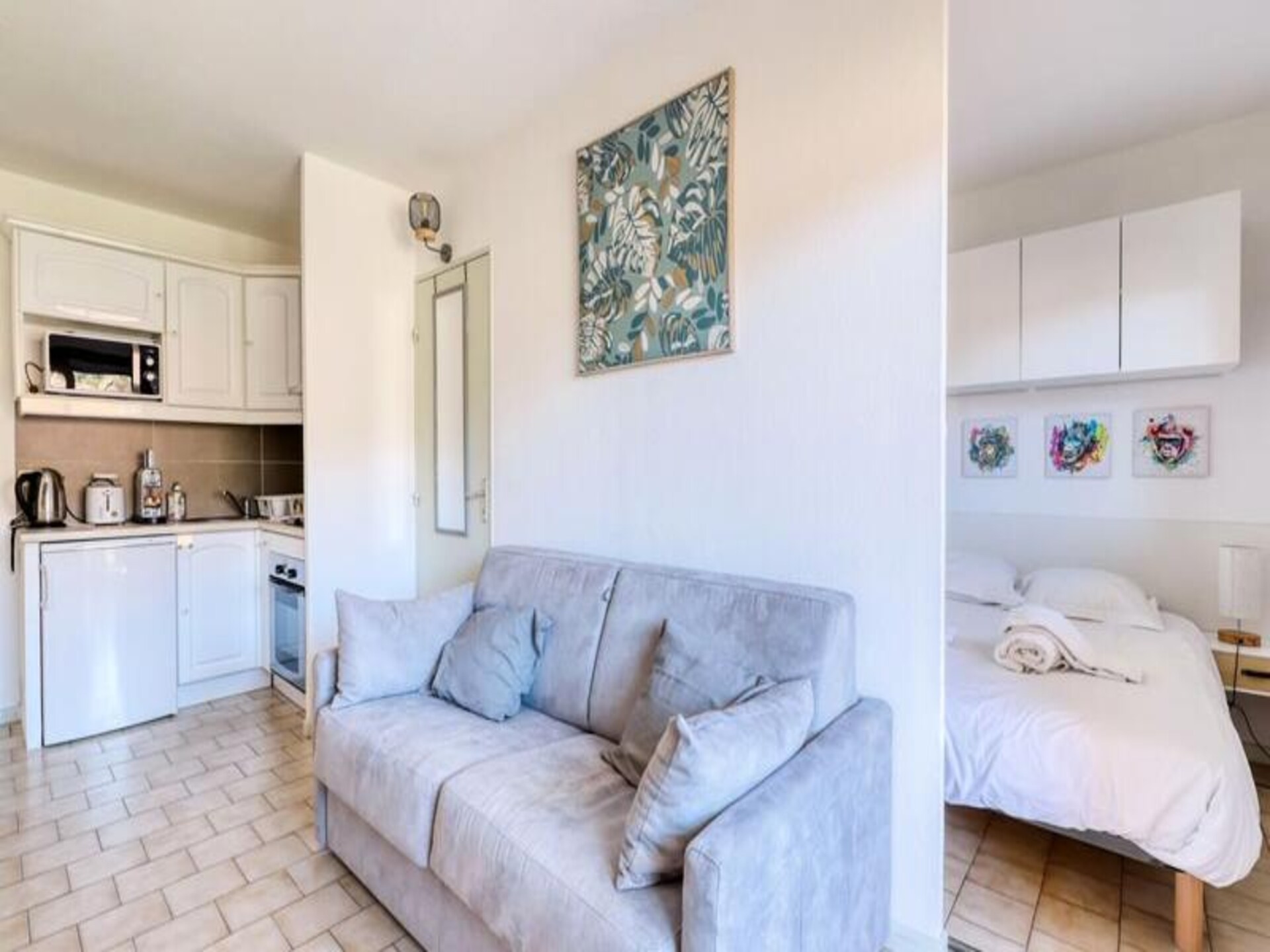 Knus appartement in Le Lavandou met airco, op 200 meter van het strand - foto 11