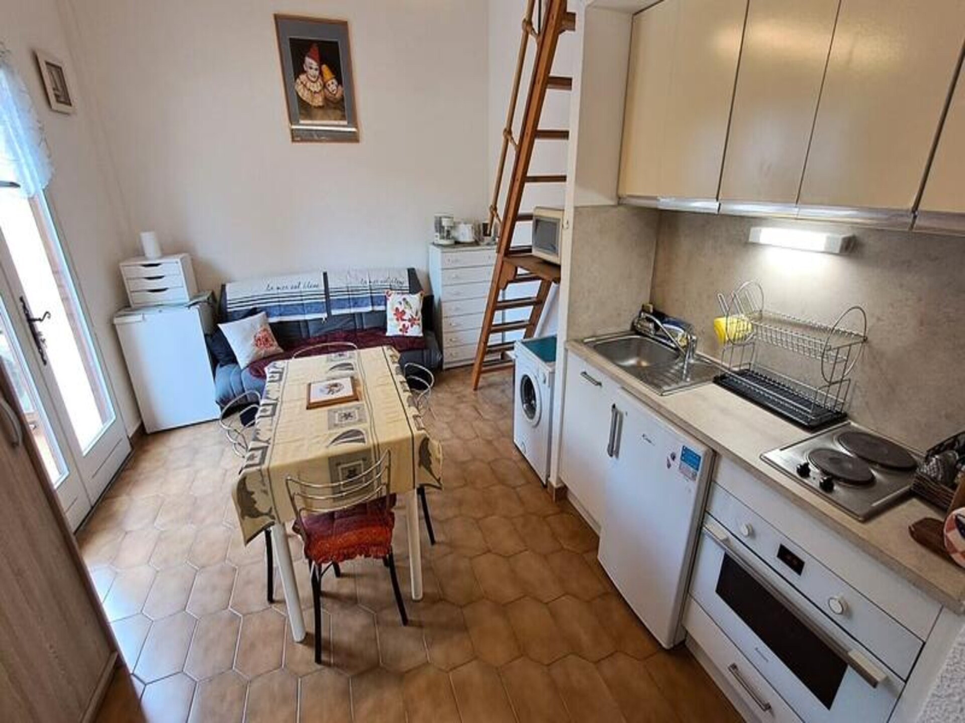 Appartement Le Lavandou: direct aan strand Saint-Clair, 4 personen met zwembad - foto 7