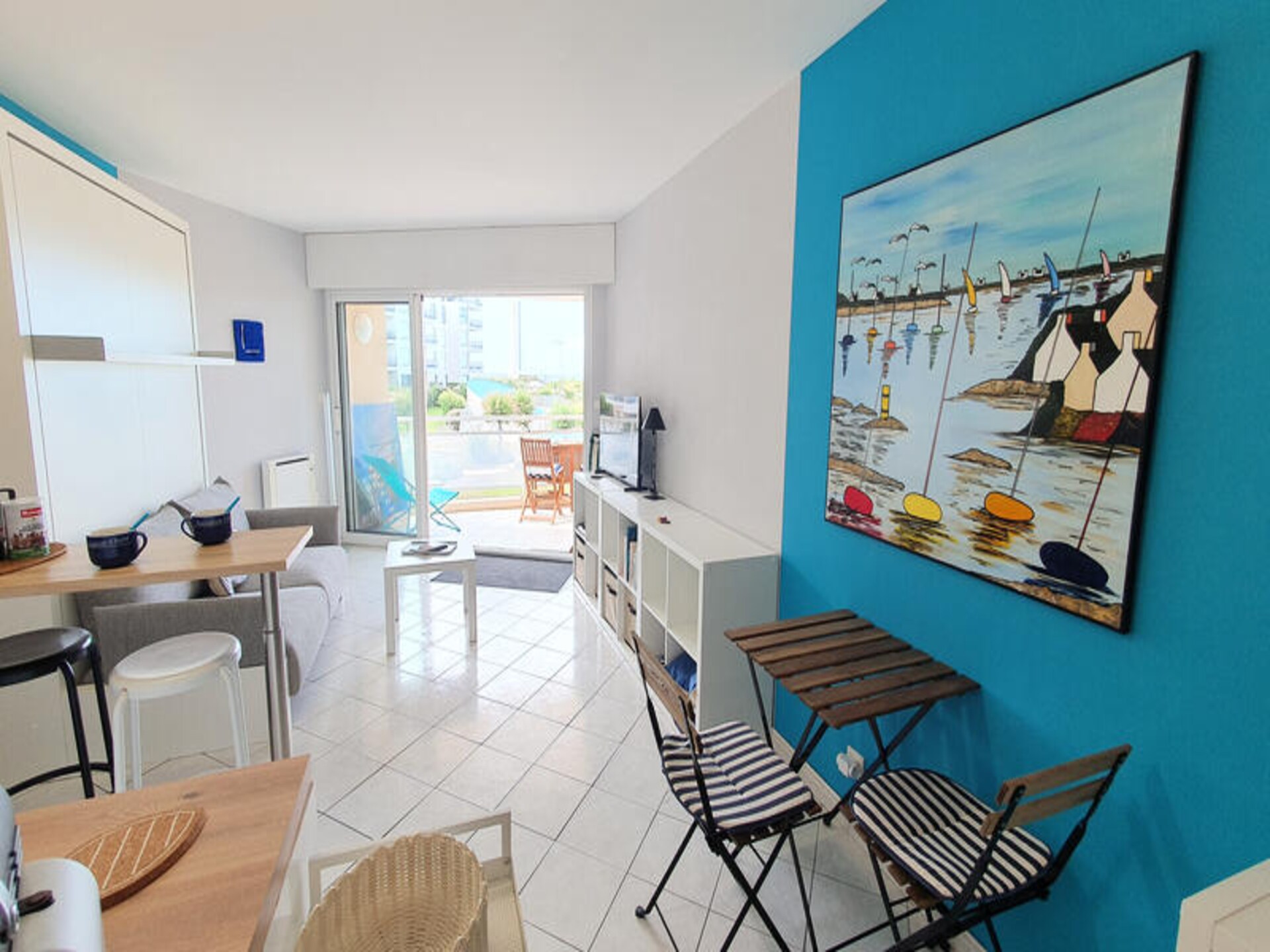 Studio met panoramisch zeezicht en zwembad in La Chaume, Les Sables d'Olonne - foto 4