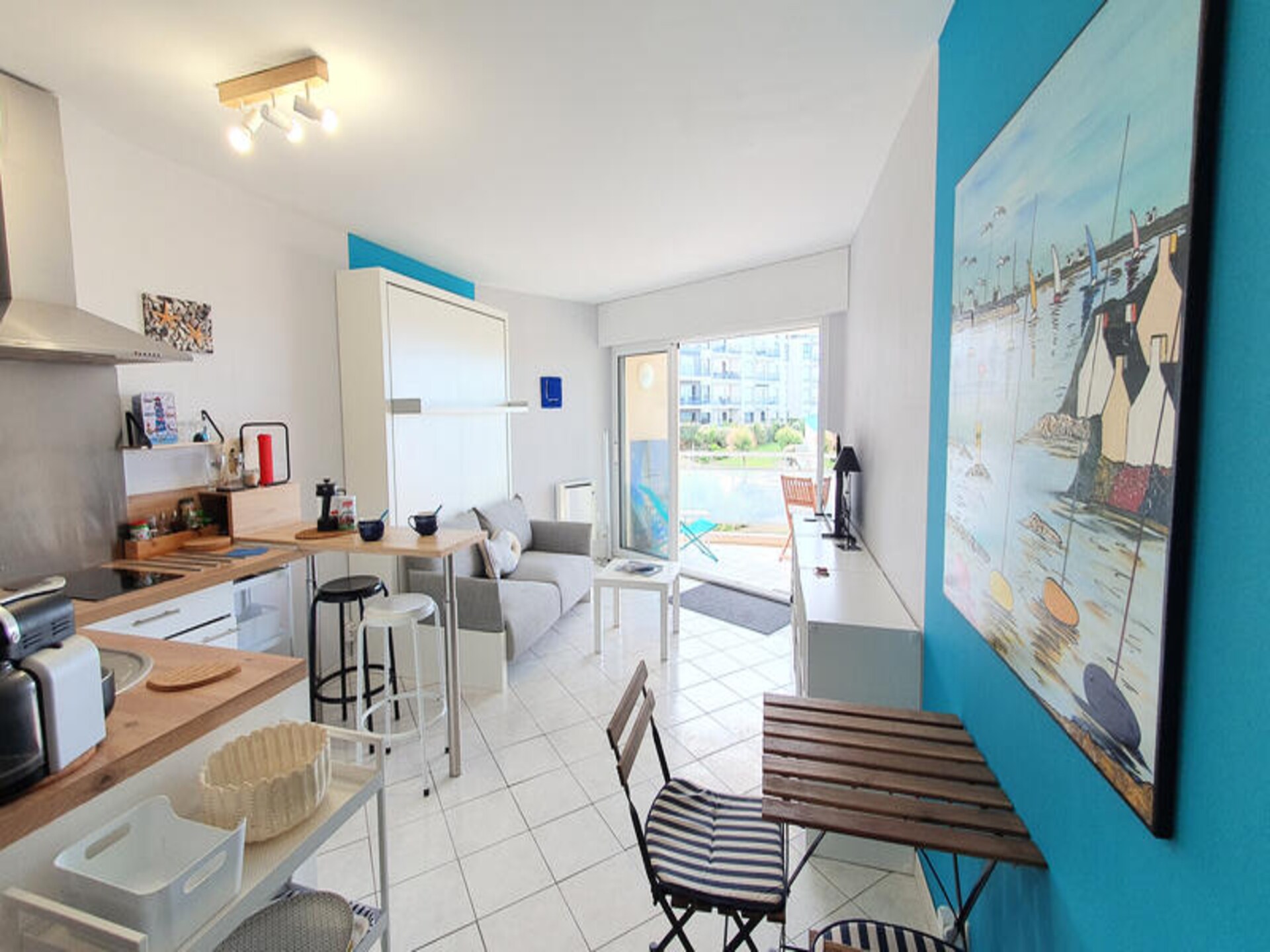 Studio met panoramisch zeezicht en zwembad in La Chaume, Les Sables d'Olonne - foto 6