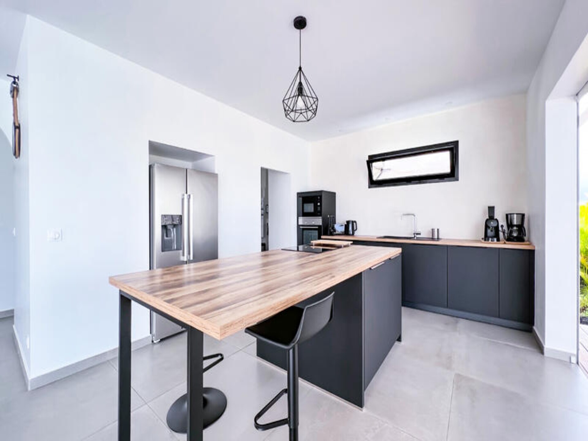 Licht appartement met tuin en airco in Saint-François, vlakbij strand - foto 7