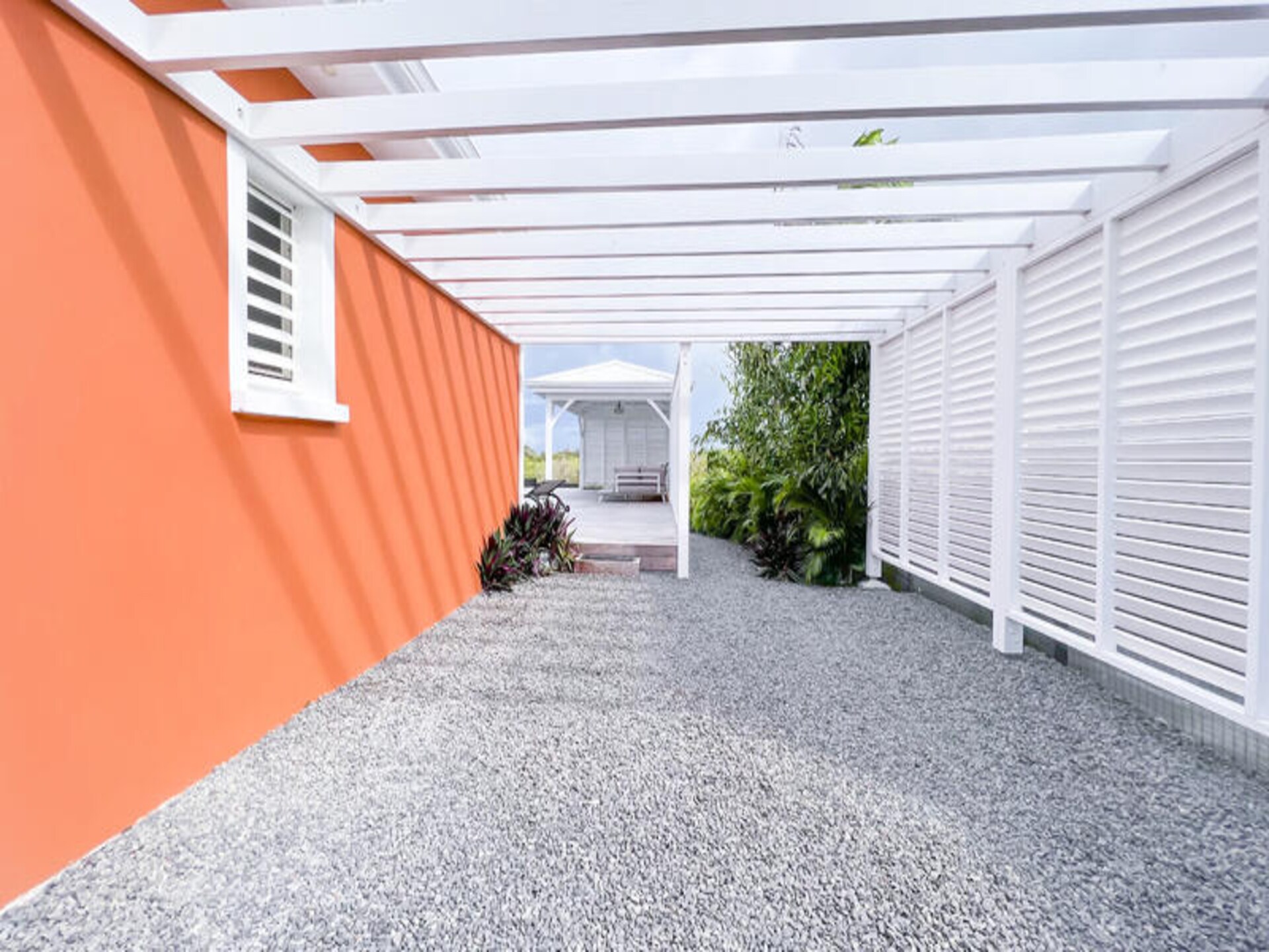 Licht appartement met tuin en airco in Saint-François, vlakbij strand - foto 15