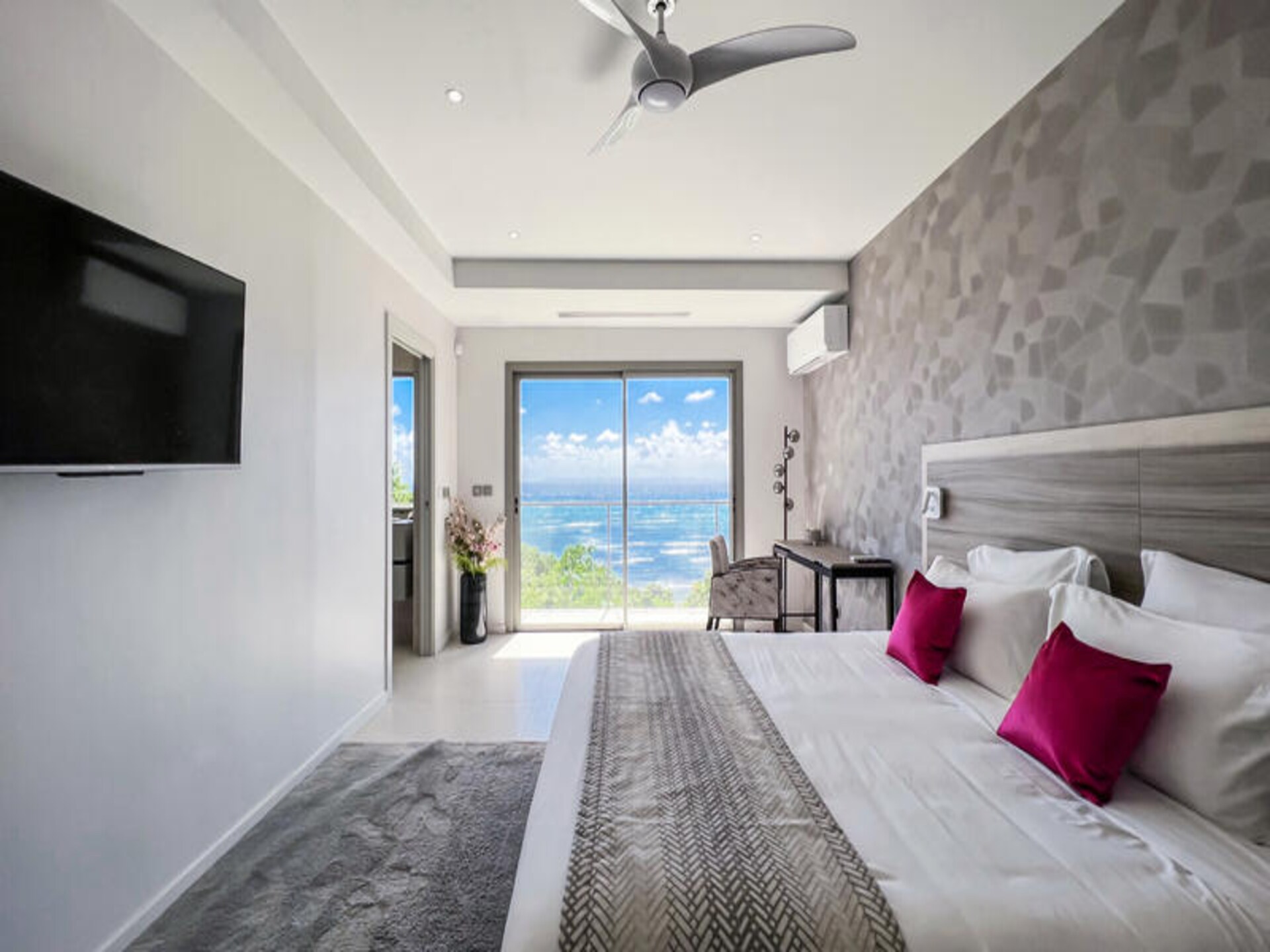 Villa Corail Bleu: Luxe appartement direct aan zee in Saint-François - foto 19