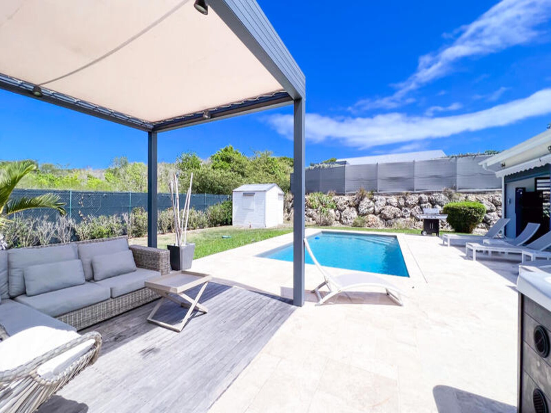 Luxe villa met privézwembad en jacuzzi nabij Saint-François - foto 4