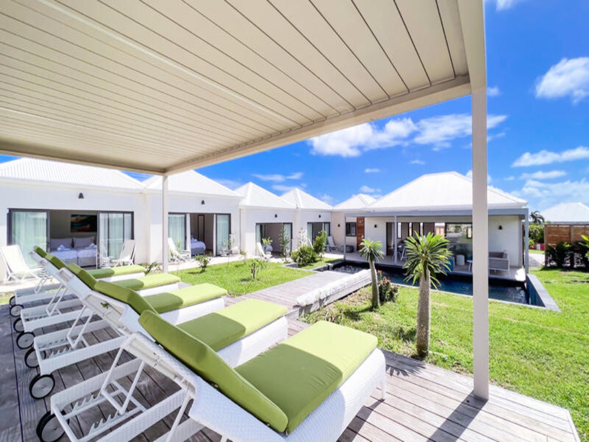 Villa Kaïa Bleu: Luxe 4-suite villa met zwembad in Saint-François - foto 3