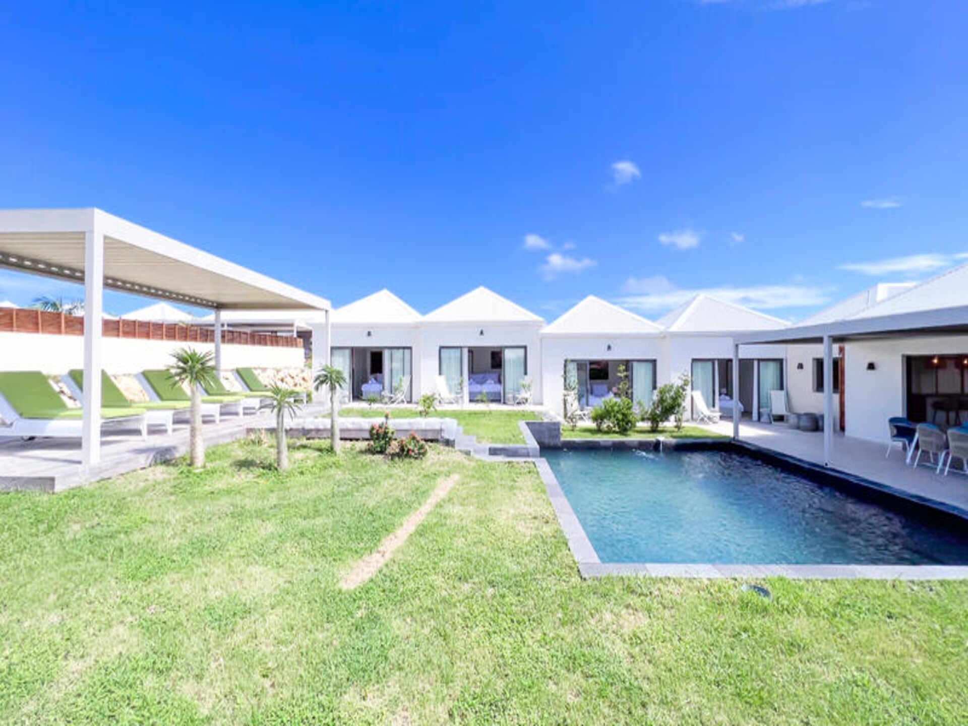 Villa Kaïa Bleu: Luxe 4-suite villa met zwembad in Saint-François - foto 6