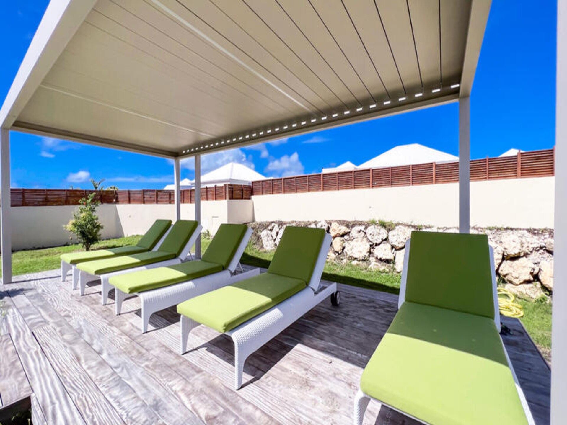 Villa Kaïa Bleu: Luxe 4-suite villa met zwembad in Saint-François - foto 7