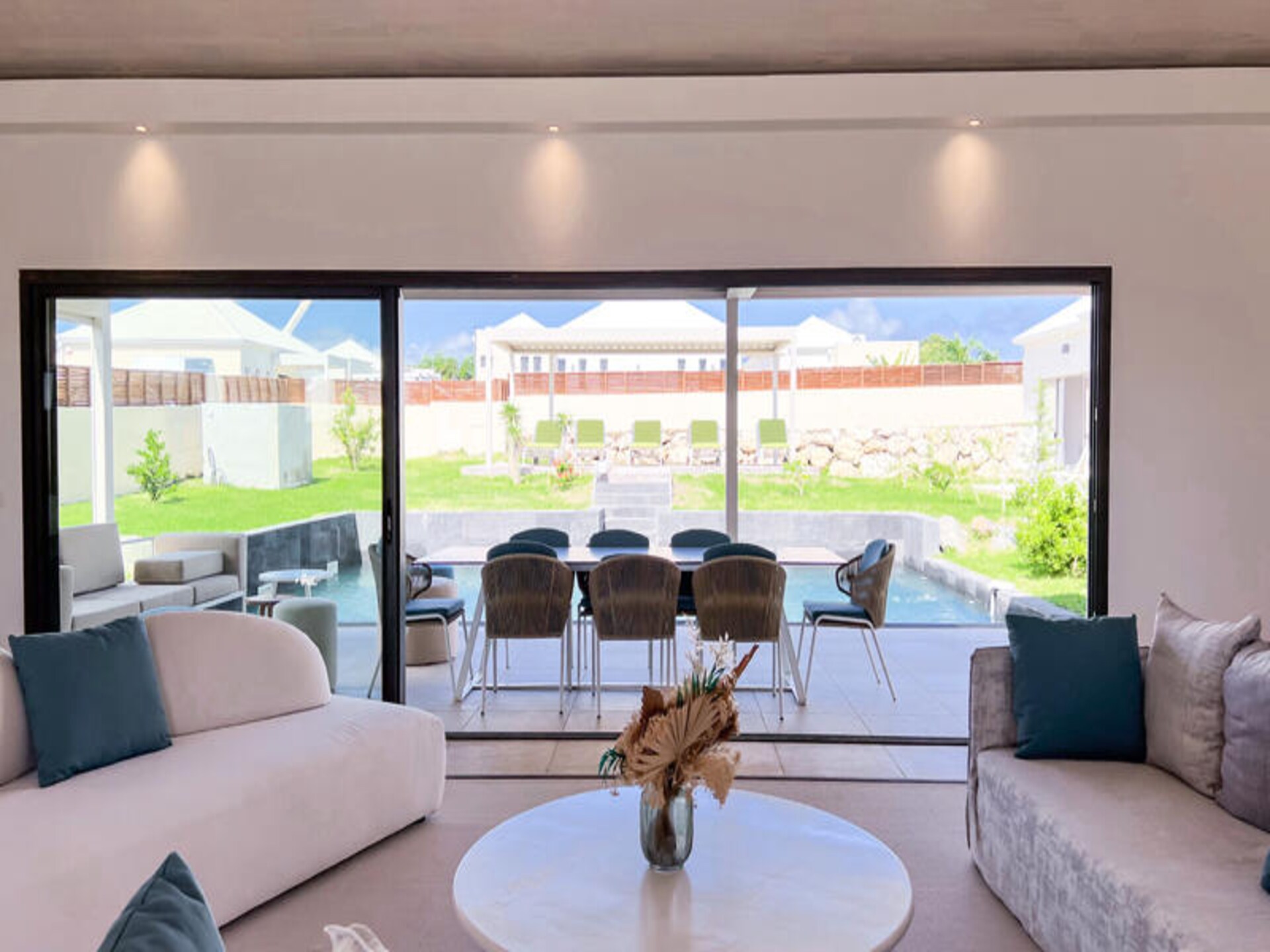 Villa Kaïa Bleu: Luxe 4-suite villa met zwembad in Saint-François - foto 12