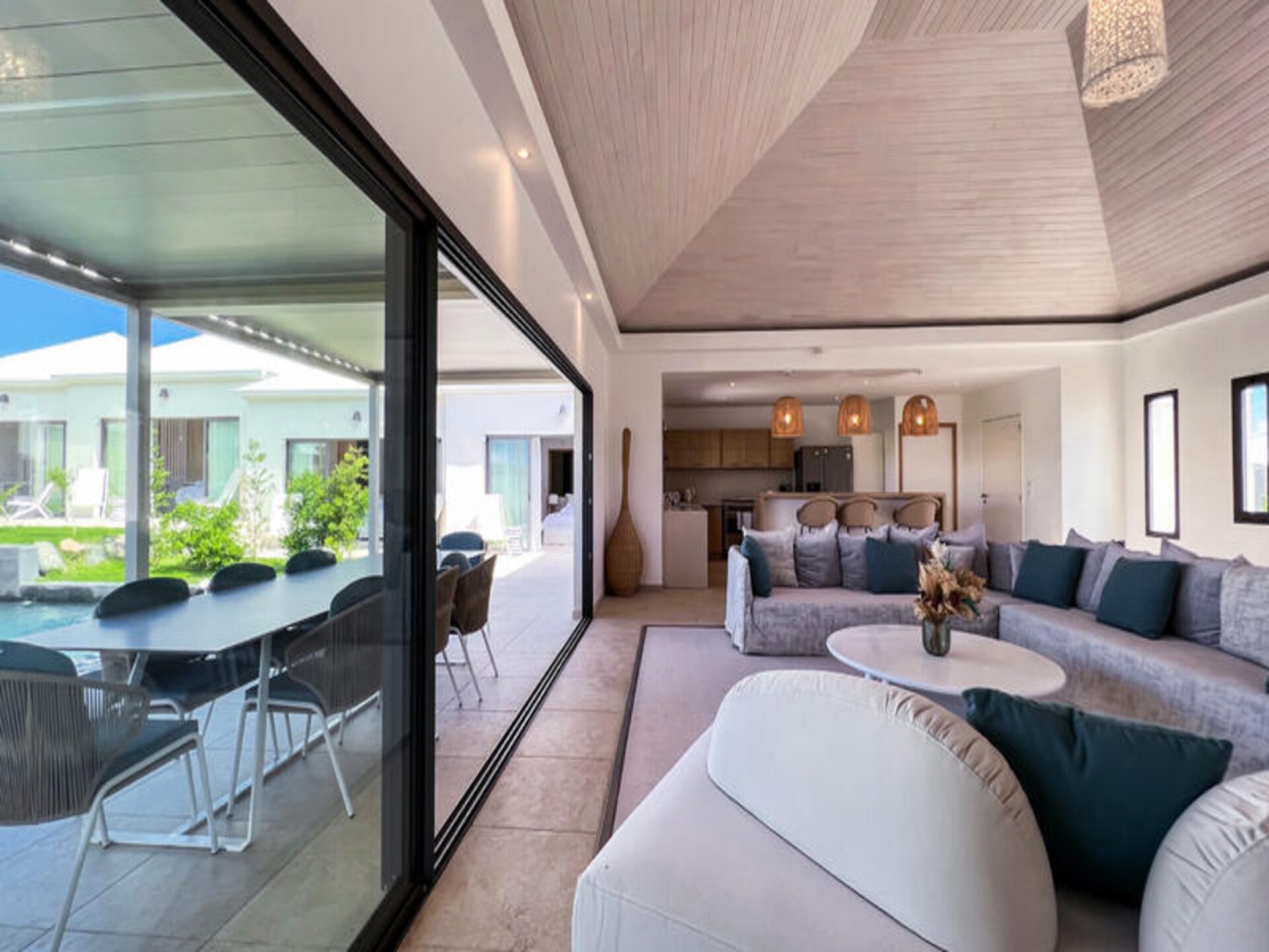 Villa Kaïa Bleu: Luxe 4-suite villa met zwembad in Saint-François - foto 13