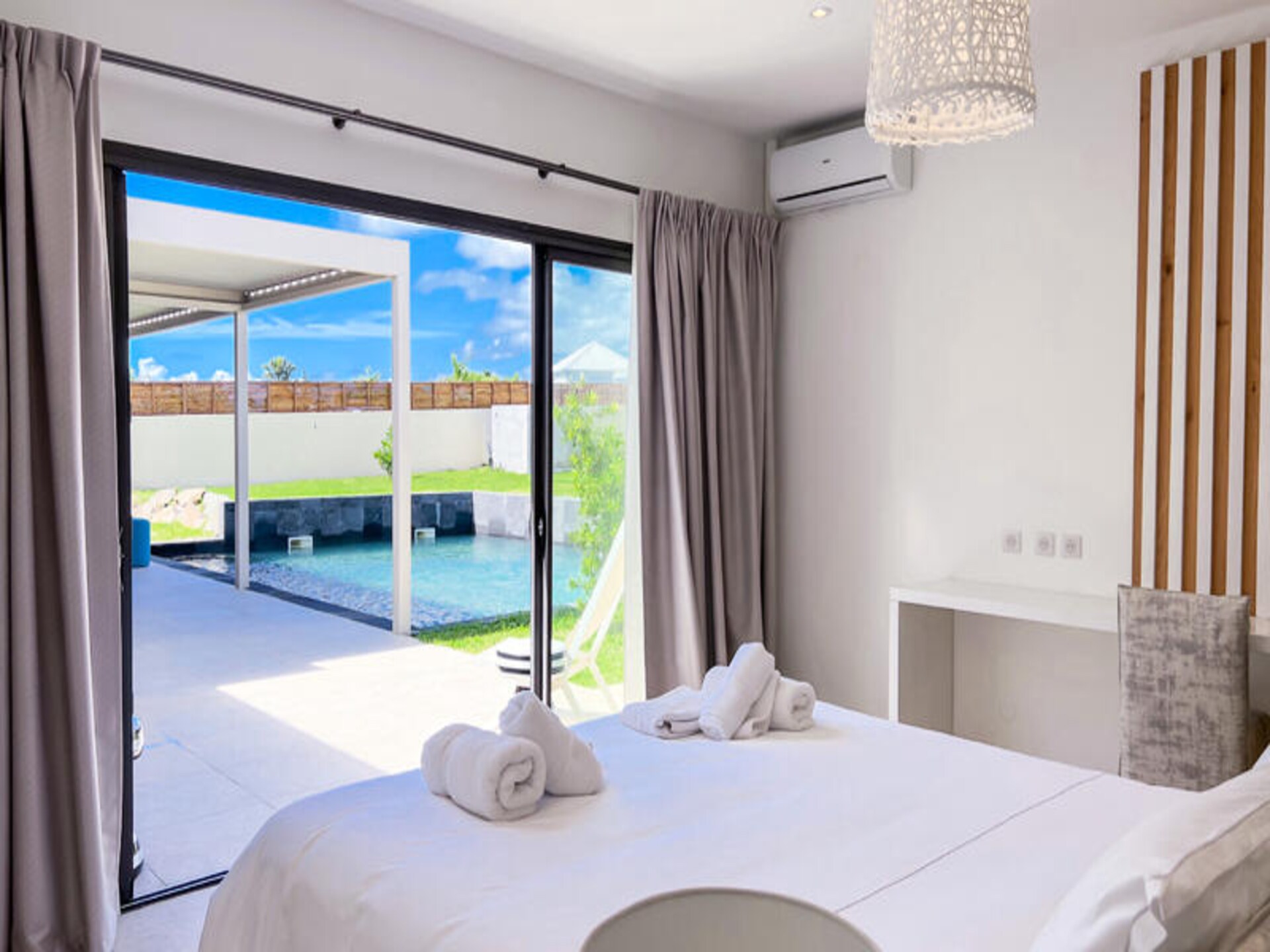 Villa Kaïa Bleu: Luxe 4-suite villa met zwembad in Saint-François - foto 16
