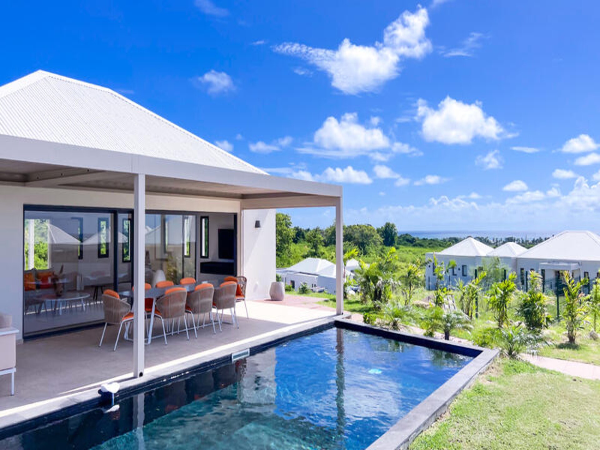 Luxe villa met privézwembad en zeezicht in Saint-François - foto 2