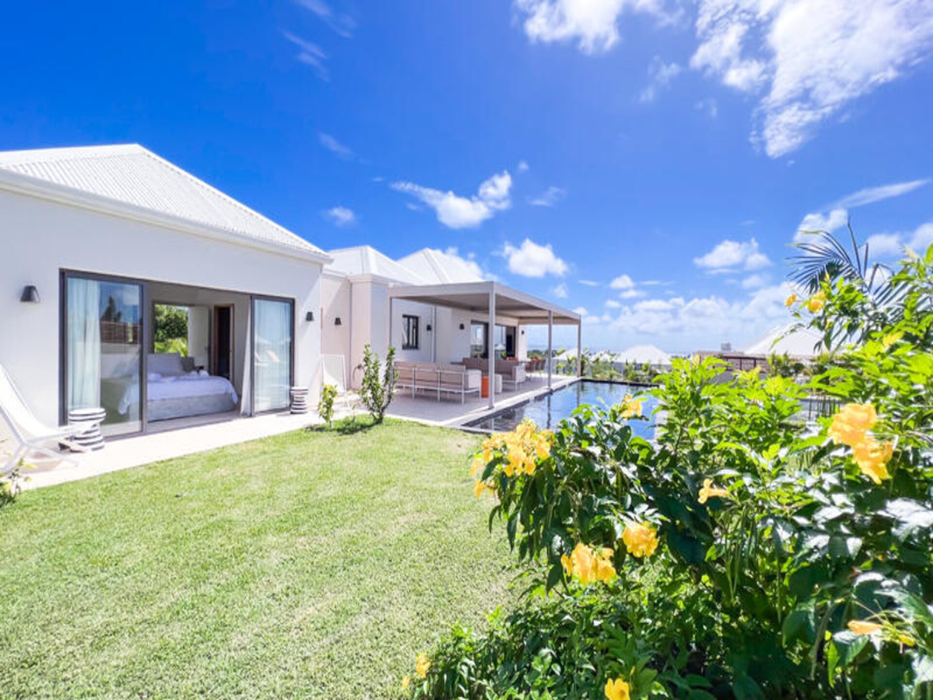 Luxe villa met privézwembad en zeezicht in Saint-François - foto 3