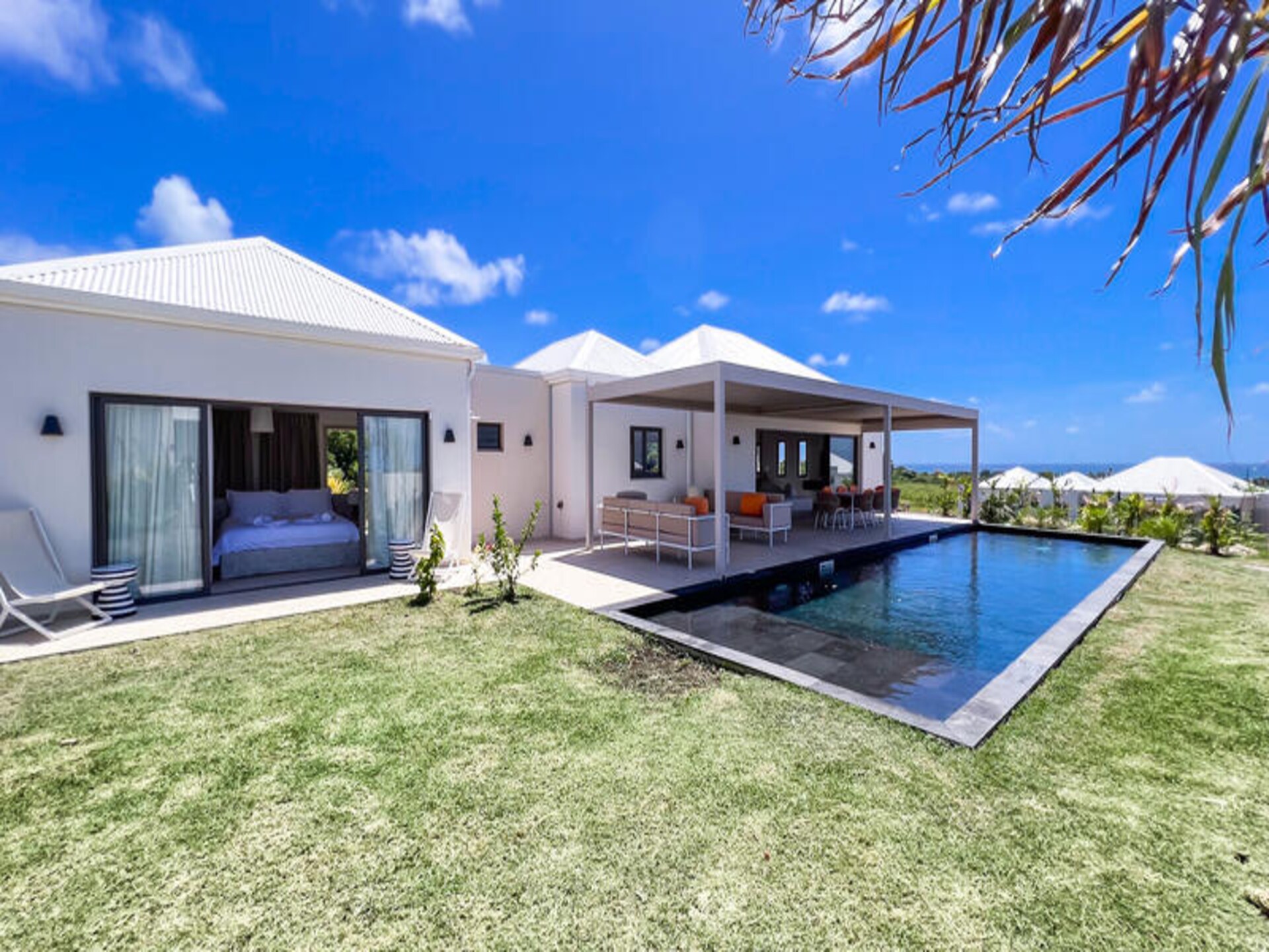 Luxe villa met privézwembad en zeezicht in Saint-François - foto 8