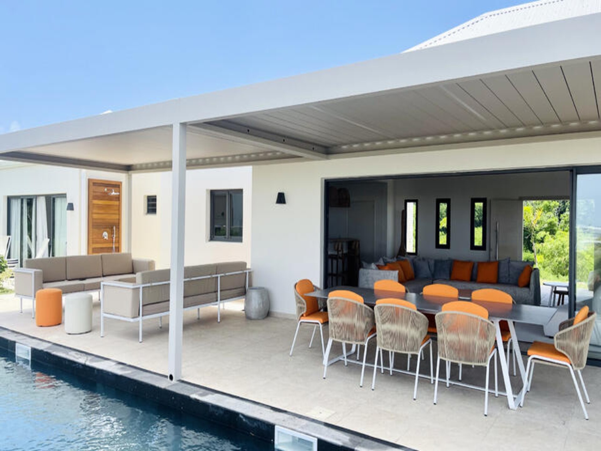 Luxe villa met privézwembad en zeezicht in Saint-François - foto 9