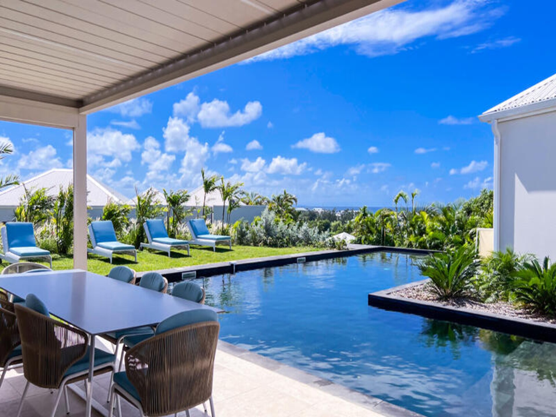 Villa Palméa: Luxe appartement met 4 suites en zwembad in Saint-François - foto 1