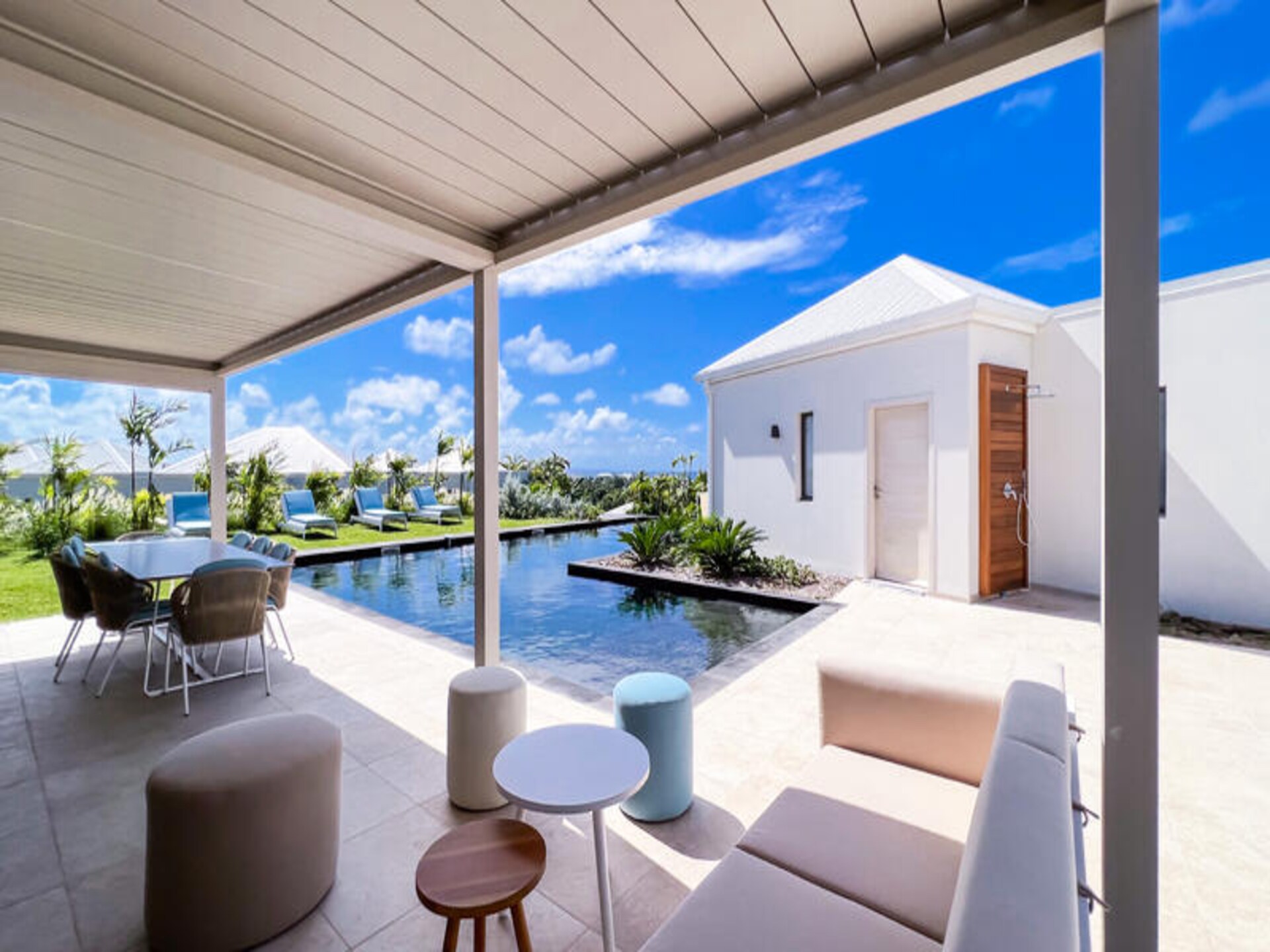 Villa Palméa: Luxe appartement met 4 suites en zwembad in Saint-François - foto 7