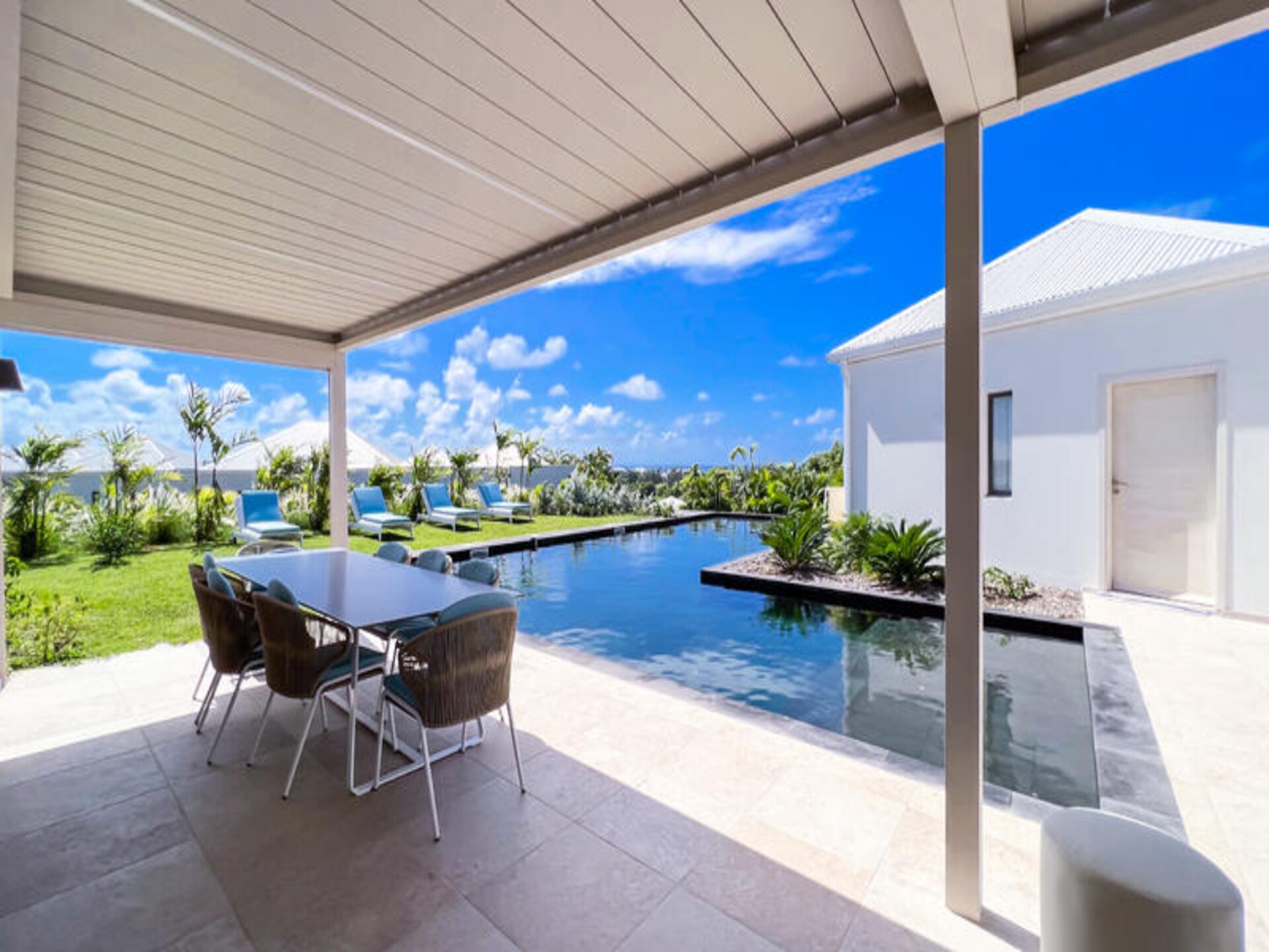 Villa Palméa: Luxe appartement met 4 suites en zwembad in Saint-François - foto 9